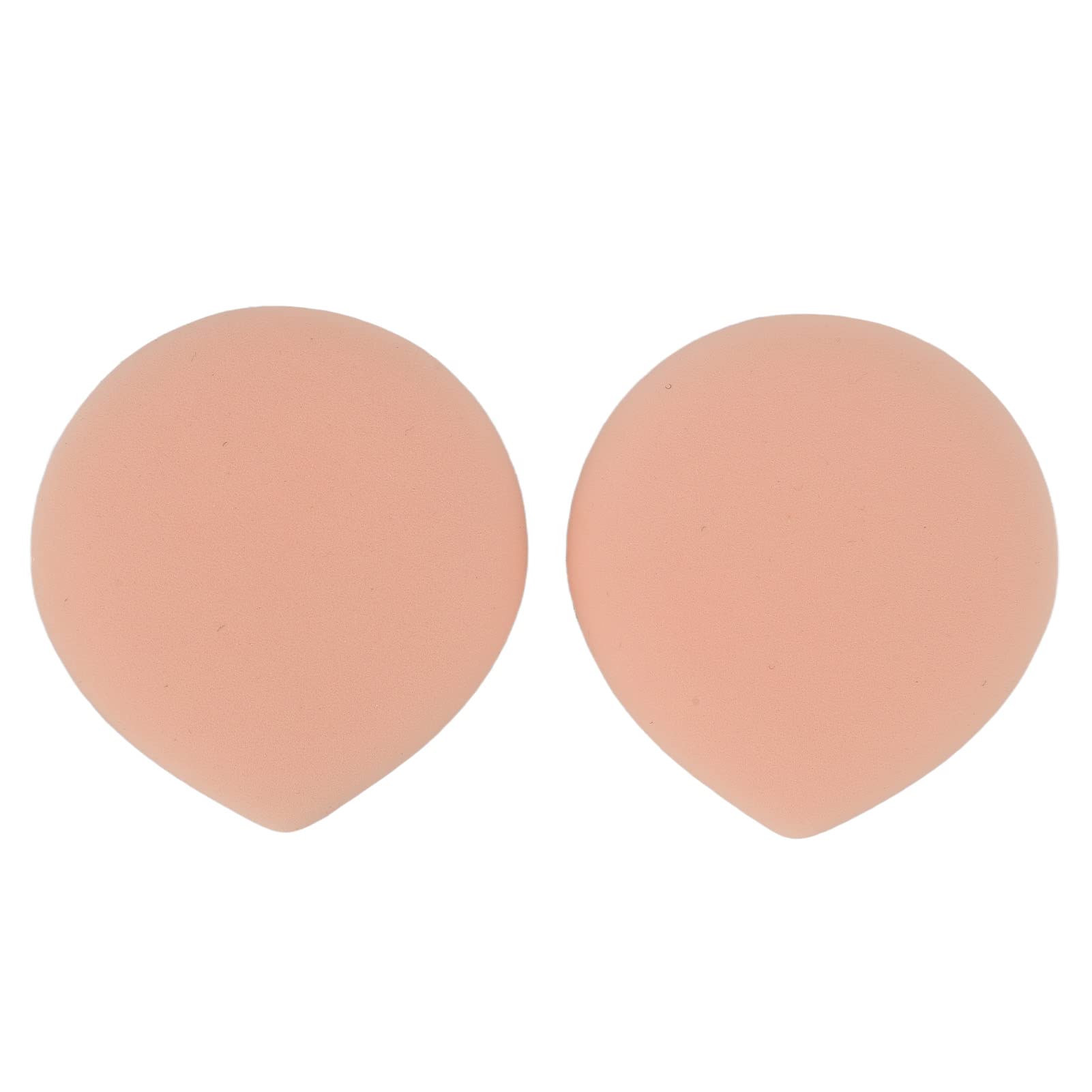 Ultra Soft Powder Puff Sponge for Wet & Dry Makeup Application - 2 Pack Green & Yellow Blending Pads - Perfect for Foundation, Setting Powder & Mineral Makeup On-The-Go