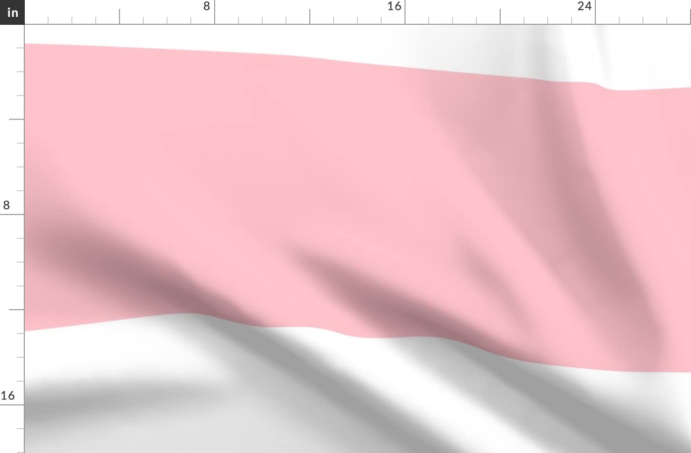 Stripes Light Pink Printed Fleece Fabric Fat Quarter by Spoonflower - Soft & Cozy for DIY Sewing Blankets, Loungewear, No-Sew Projects - Perfect for Baby Blankets, Robes & Home Decor