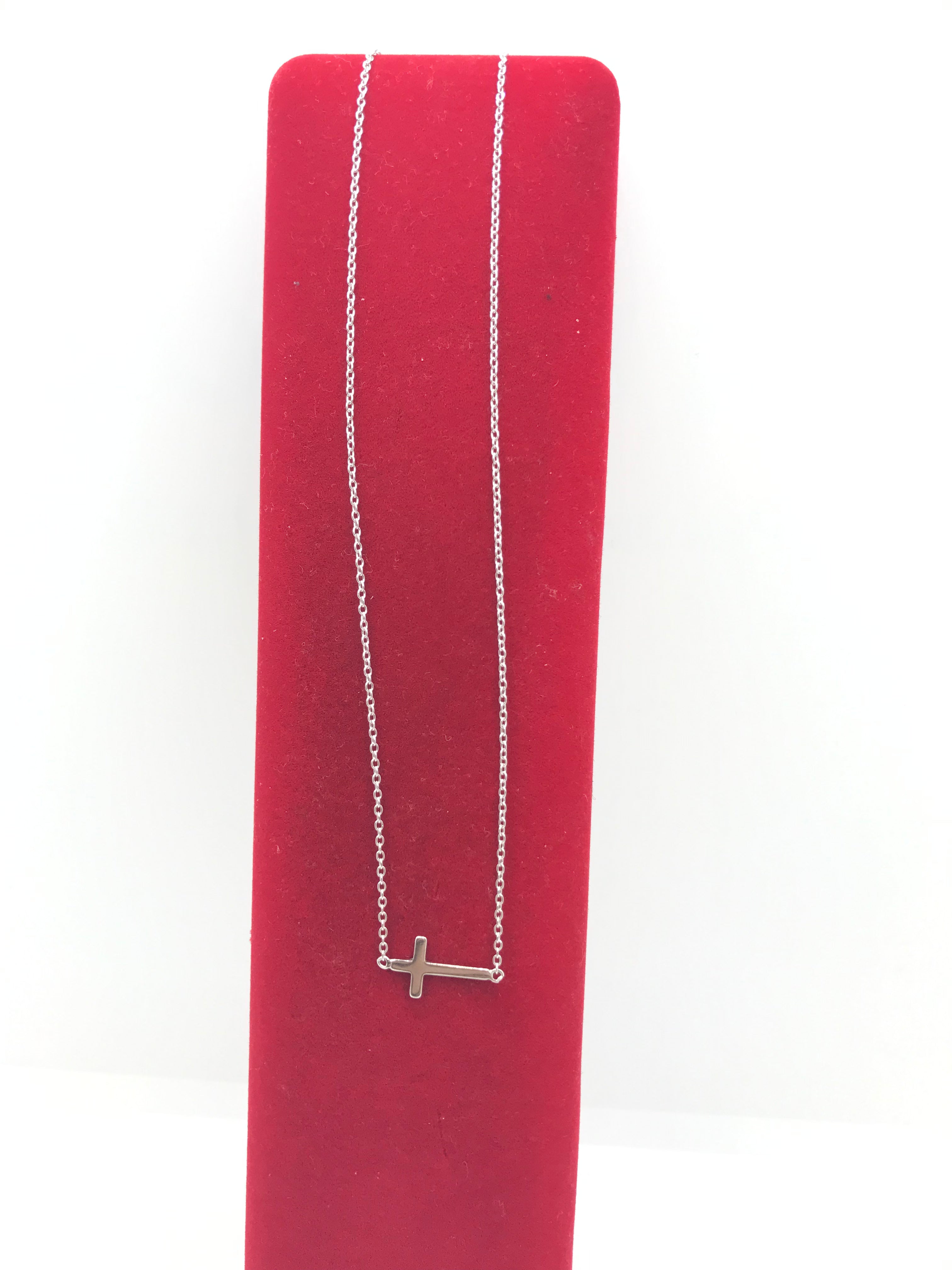 Real Sterling Silver Cross Necklace for Women & Men - Elegant Religious Jewelry Gift for Baptism, Confirmation & Everyday Wear