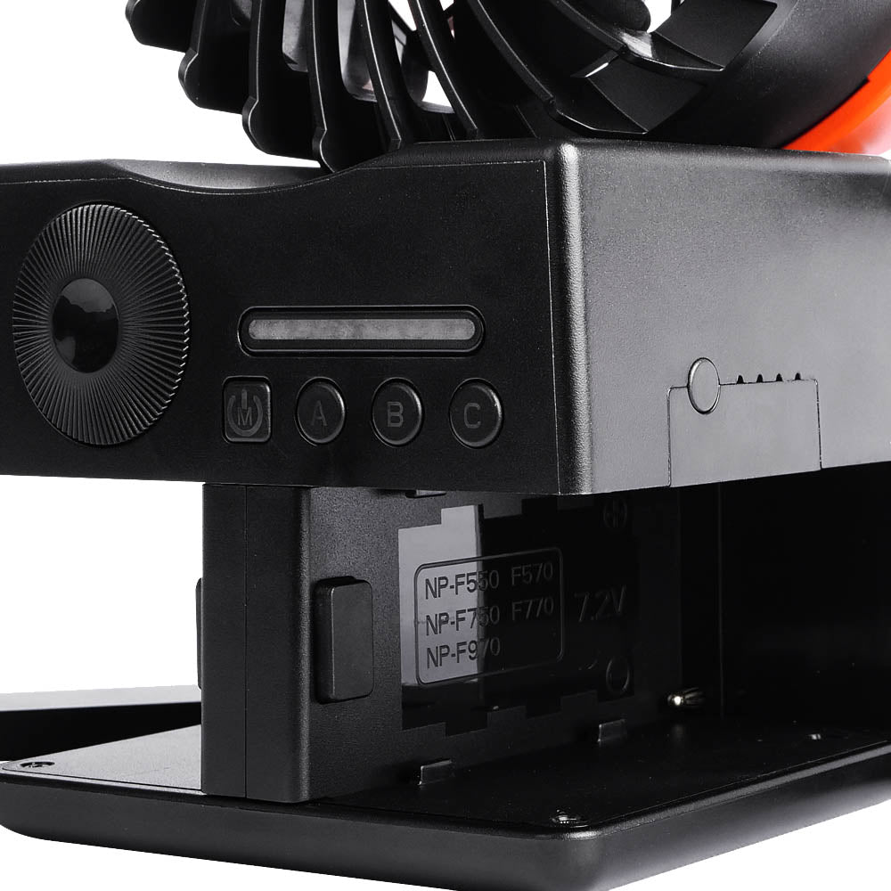 Typhoon 1 Compact Portable Handheld Photography Studio Fan - Professional Wind Machine for Photo Shoots, Video Production & Makeup Styling