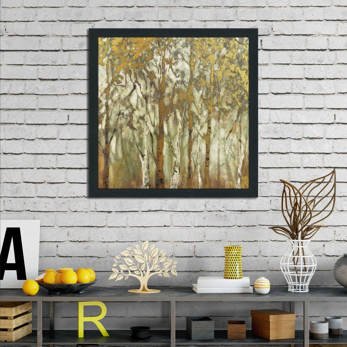 Birch Grove West by Carol Robinson - Stunning Acrylic Wall Art Print for Home & Office Decor - Perfect for Living Room, Bedroom, or Gift