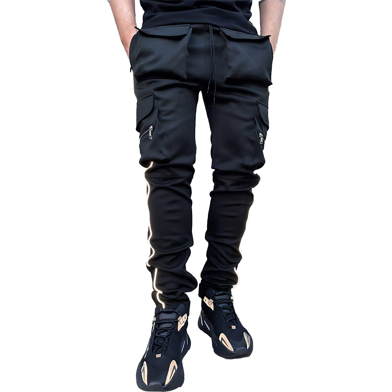 Pantete Men's Casual Jogger Sweatpants - Slim Fit Athletic Running Pants with Multiple Pockets | Gym, Workout, Lounge & Streetwear Fashion