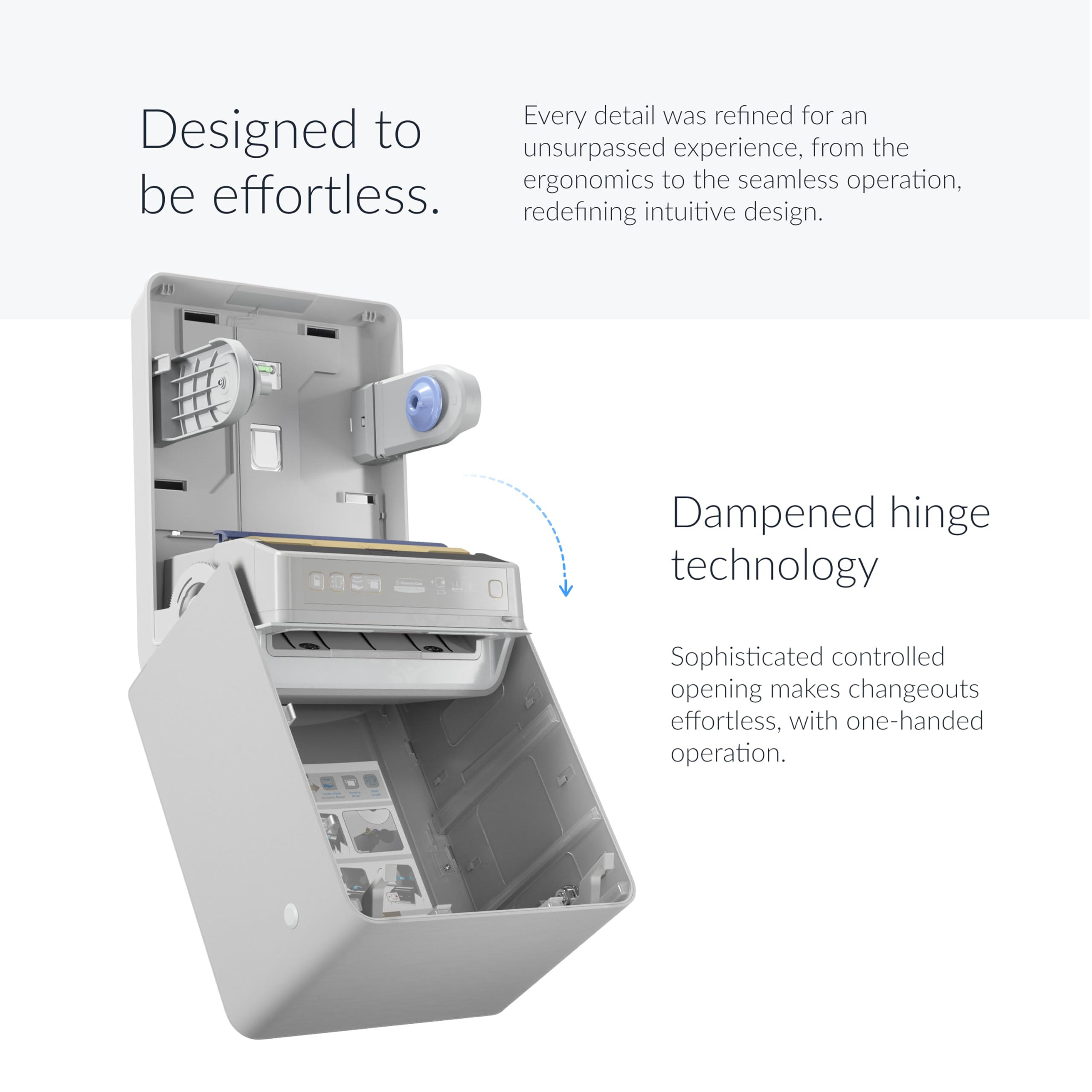ICON Automatic Hard Roll Towel Dispenser Module (Model 54254) - Commercial Grade Touchless Paper Towel Dispenser, 16.53