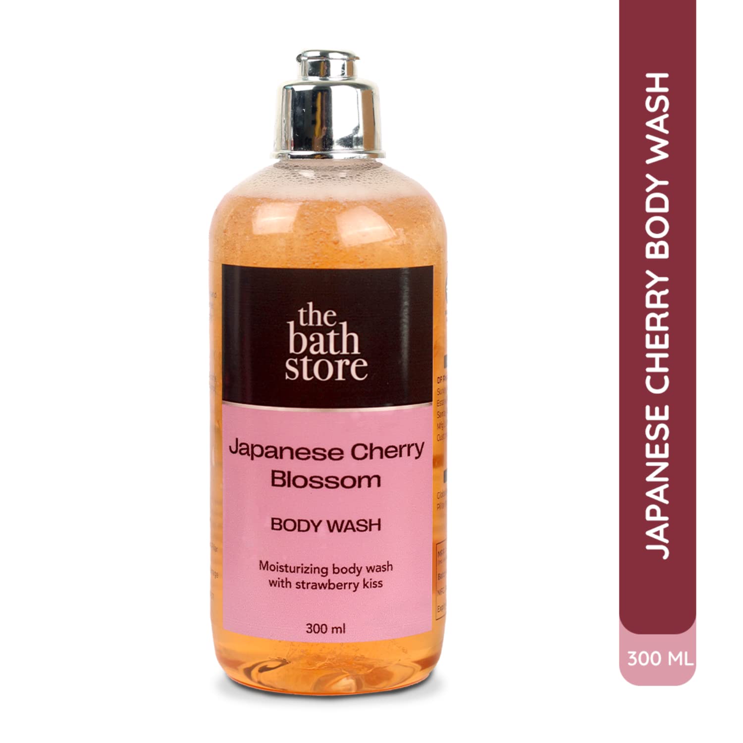 Japanese Cherry Blossom Body Wash & Shower Gel - Acne Cleansing, Exfoliating & Tan Removal for Men & Women | Long-Lasting Fragrance, 300ml | Perfect for Summer Skincare & Daily Refreshment