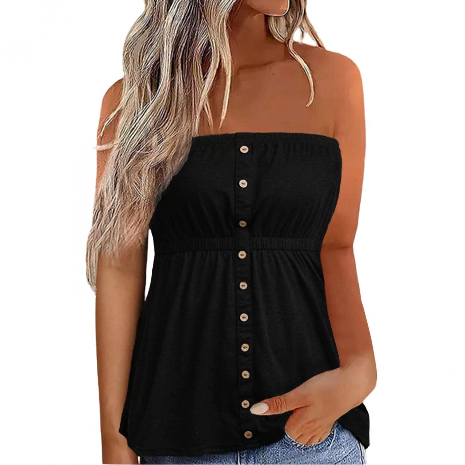 Yeyamei Women's Plus Size Summer Tops - Lace Crochet Hollow Out Sleeveless Tank Tops & Casual Blouses | Perfect for Beach, Vacation & Summer Outfits