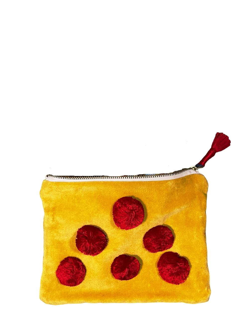 PAVITR MITR Makeup Bag | Cosmetic Organizer | Travel Toiletry Case Pouch (Yellow) - Perfect for Travel, Gym & Daily Makeup Storage