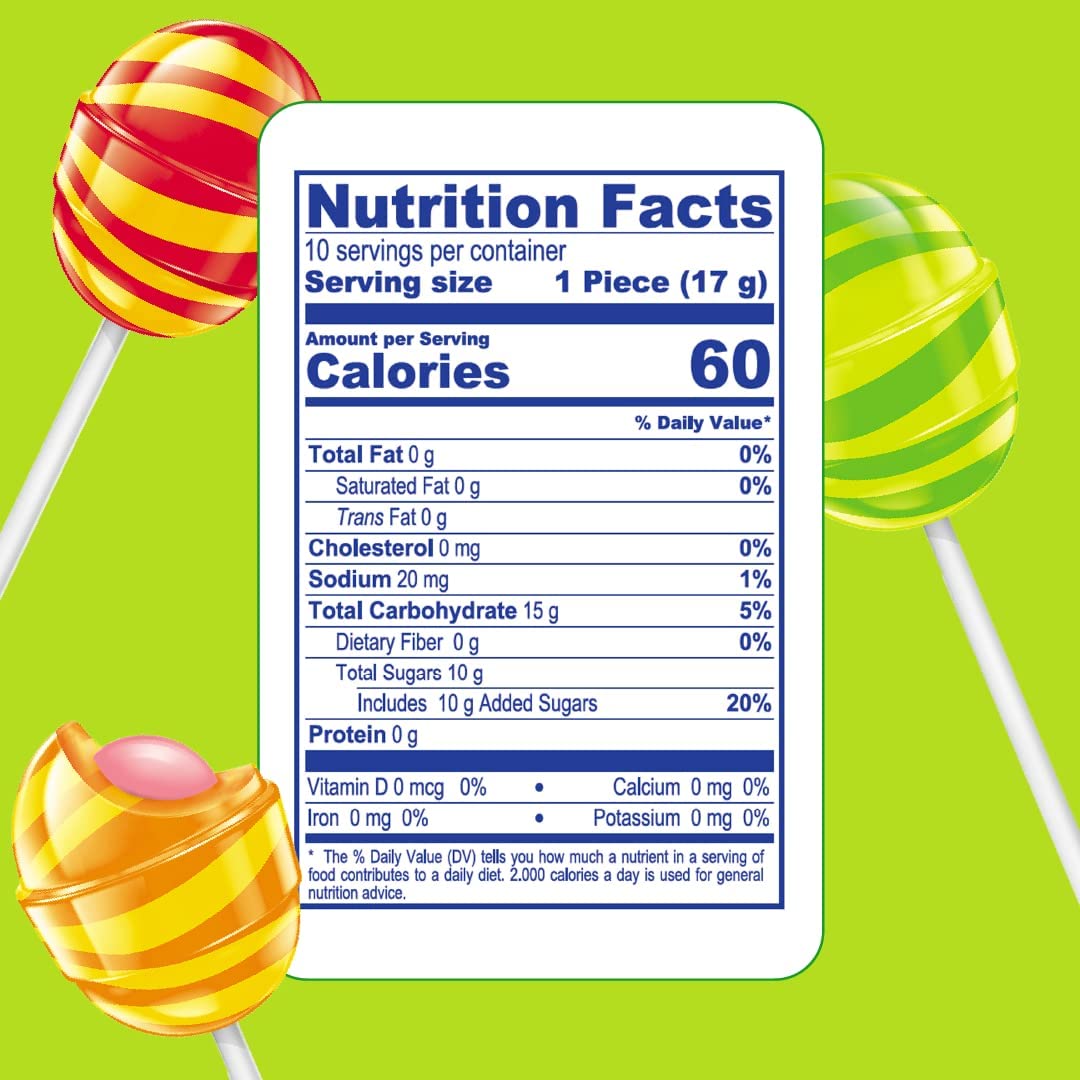 Bon Bon Bum Sour Bubble Gum Pops - 6oz Pack of 12 for Parties & Gifts