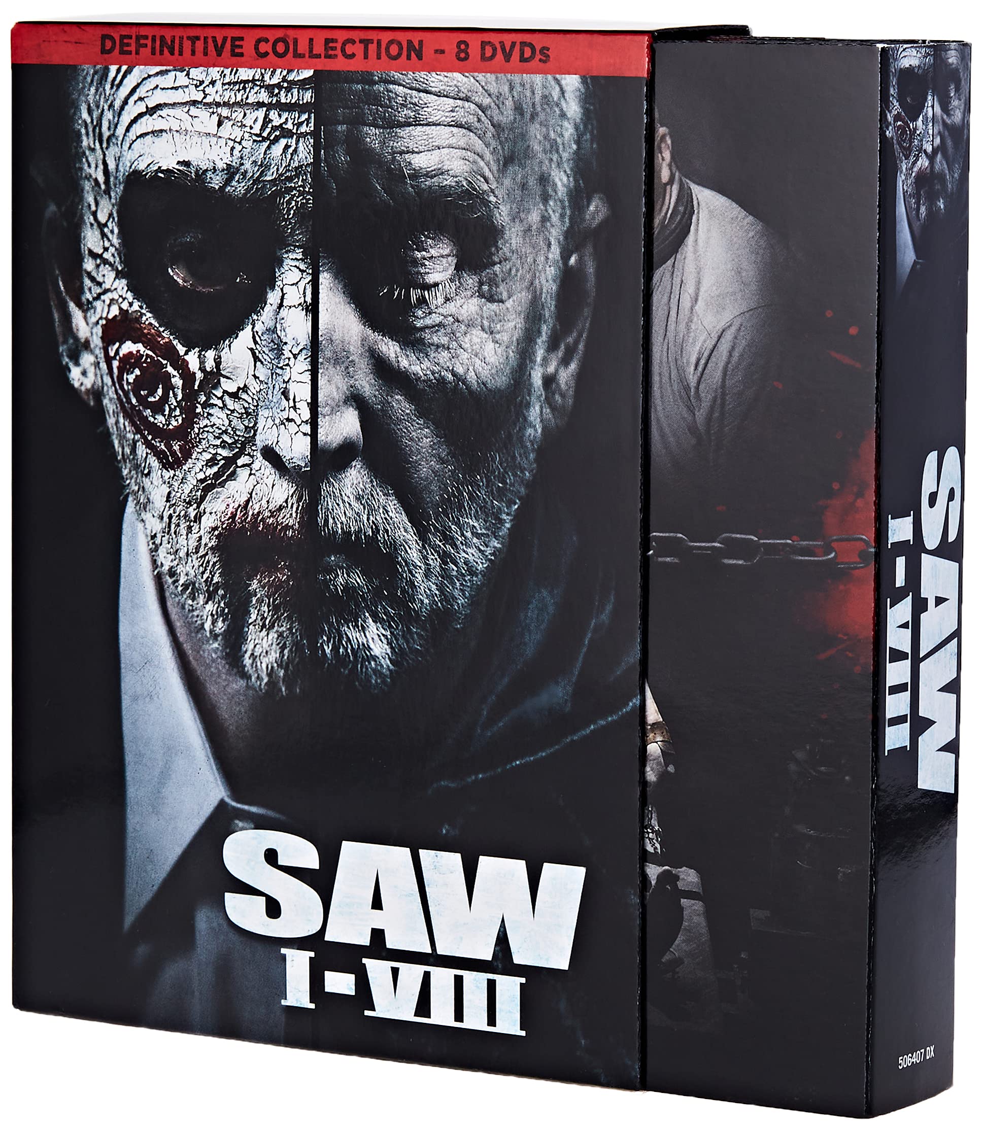 SAW I-VIII Complete Movie Collection - Horror Thriller Film Series for Halloween & Movie Nights