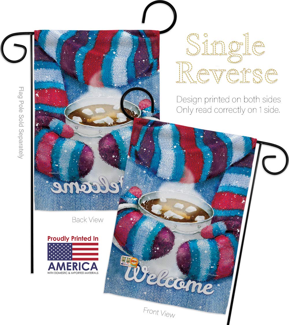 Winter Wonderland Garden Flag Set - 13x18.5