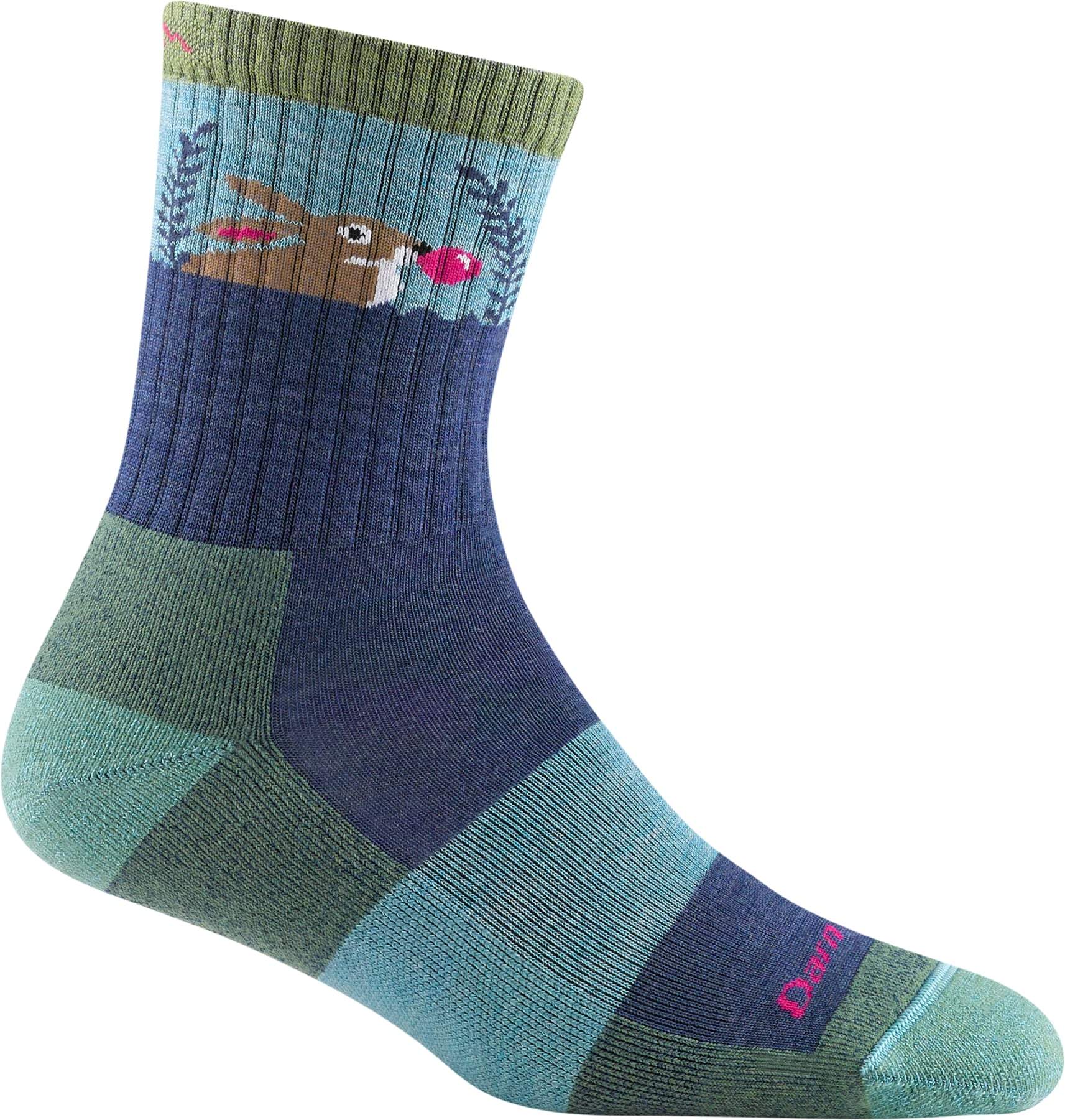 Darn Tough Women's Bubble Bunny Hiker Lightweight Micro Crew Socks - Moisture-Wicking & Cushioned for Hiking, Running & Outdoor Activities (Clearance Sale) - Perfect for Trail Adventures, Gym Workouts & Everyday Comfort