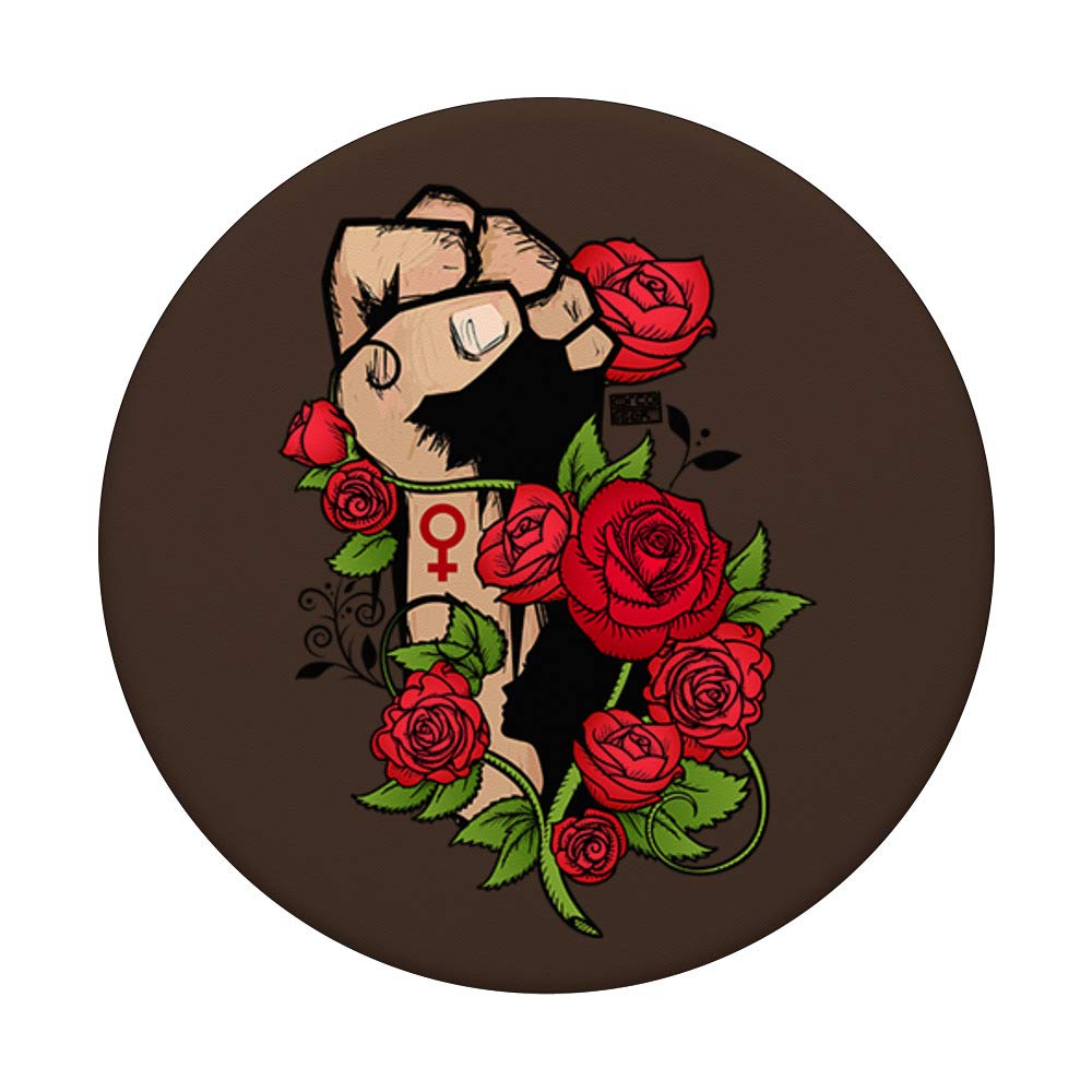 Feminist Rose Ornament - Women's Rights Symbol for Home & Office Decor - Perfect for Protests, Gifts & Empowerment Displays