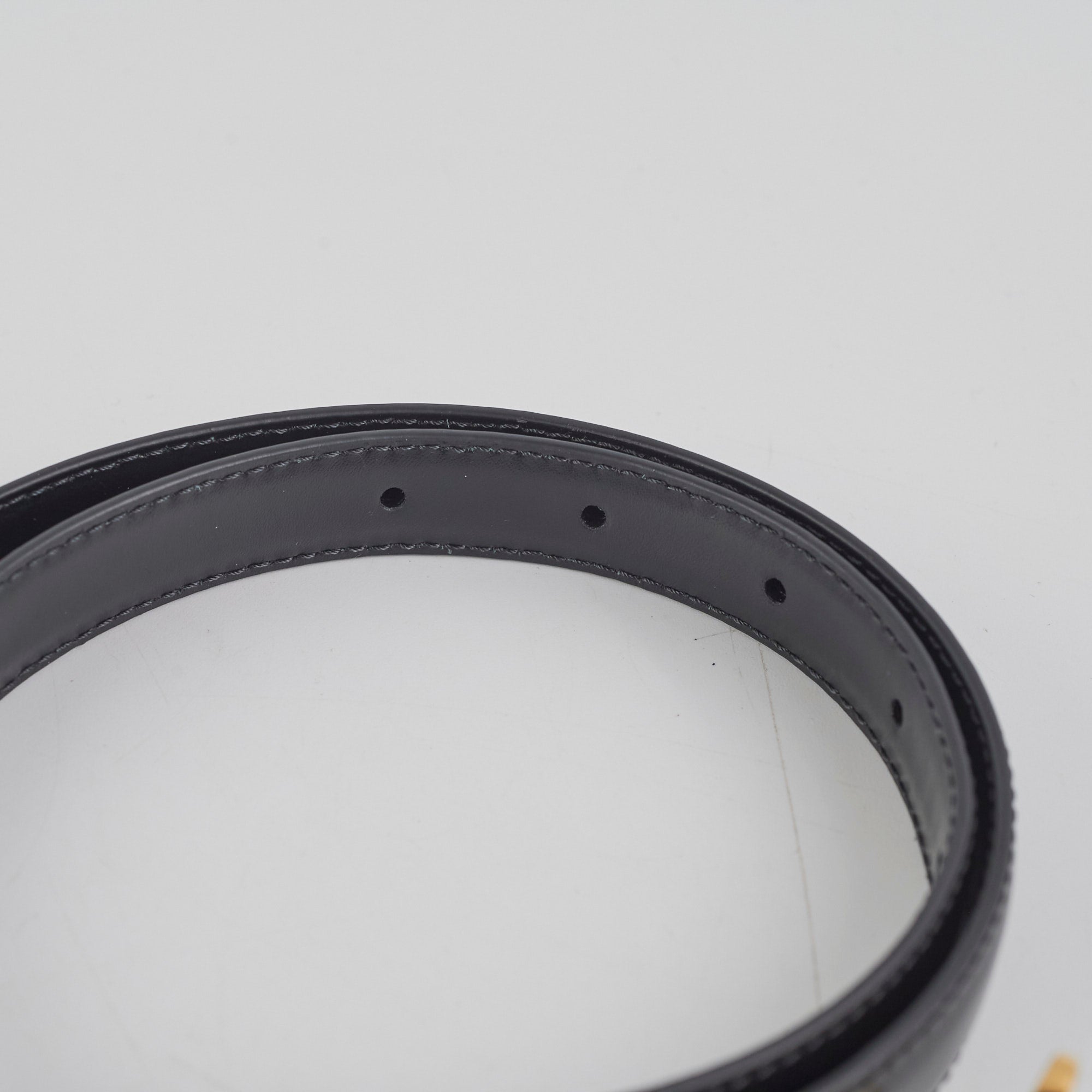 CELINE Triomphe Belt 70 Black - Genuine Leather Designer Belt for Women | Perfect for Office, Date Night & Formal Occasions