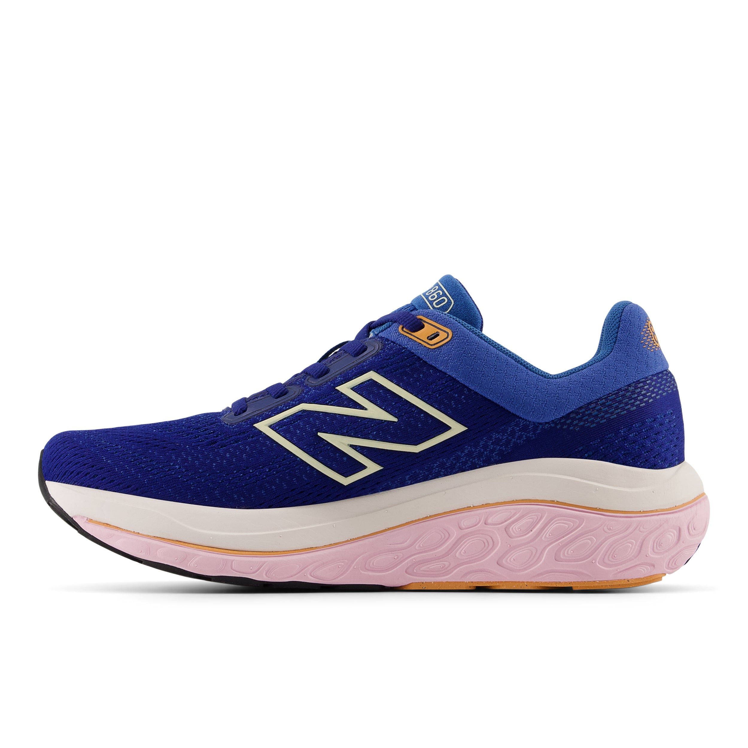 New Balance Women's Fresh Foam X 860v14 Running Shoes - Inkwell/Calcium/Washed Pink - Stability & Cushion for Road Running, Jogging & Gym Workouts