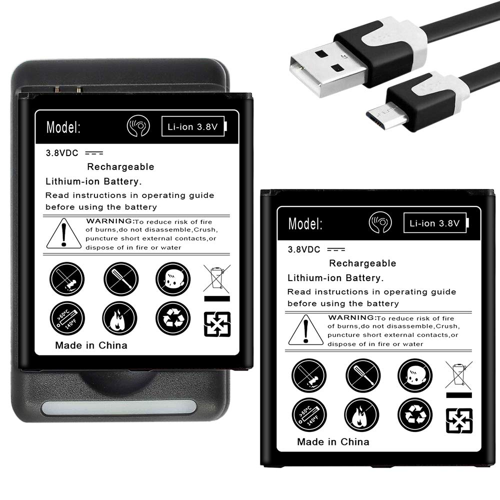 Long Life 3900mAh Battery with Fast Charging - USB/AC Wall Charger & Micro Sync Cable for Samsung ATIV SE SM-W750V (Verizon) - Perfect for Travel, Office & Home Charging