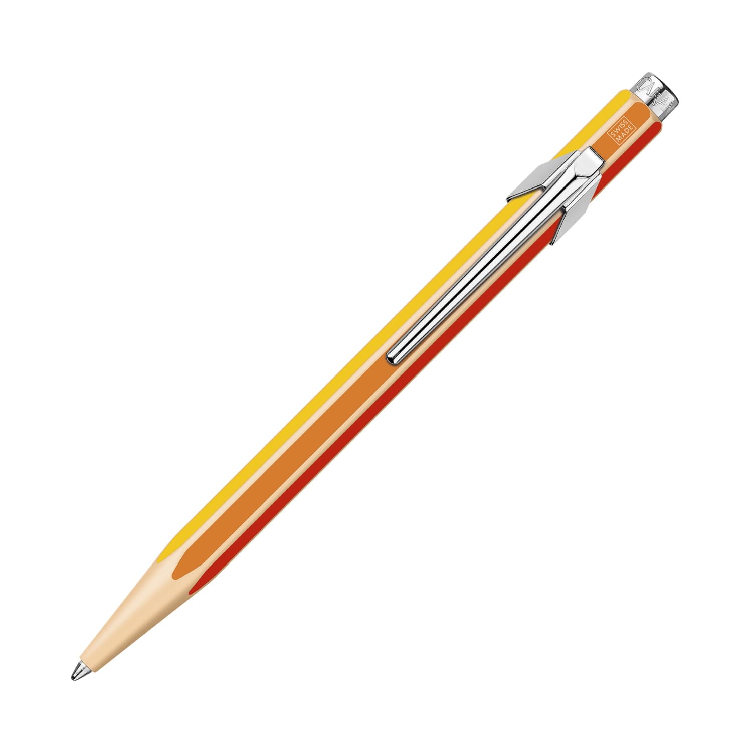 Caran D'ache 849 Color Treasure Ballpoint Pen Set - Vibrant Yellow, Red & Pink Ink Pens for Writing, Journaling & Gift Giving | Premium Swiss Made Pens for Office, School & Artistic Use