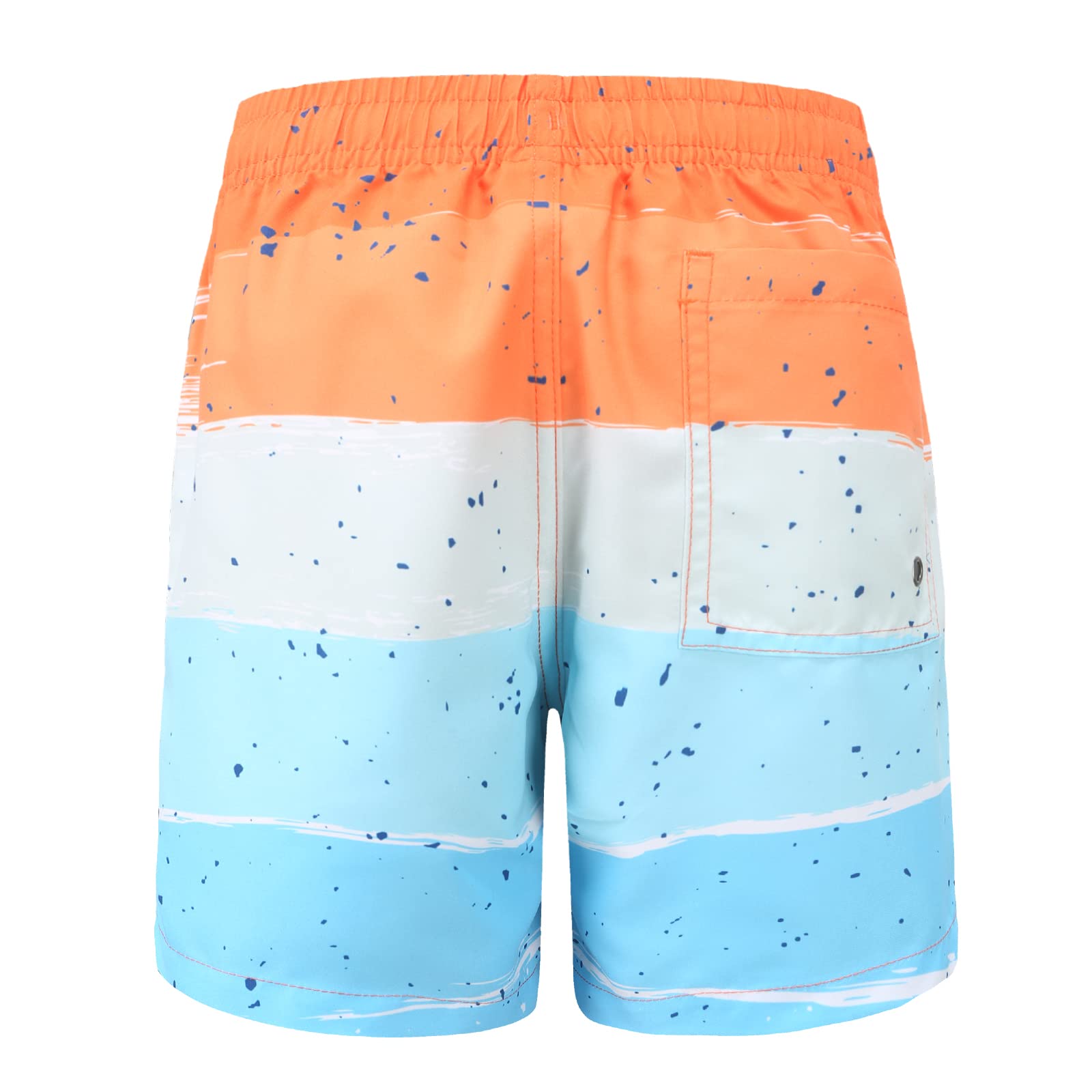 HowJoJo Boys Dinosaur Swim Trunks - Quick Dry 3D Printed Swim Shorts with UPF 50+ Sun Protection - Perfect for Beach, Pool & Summer Water Activities