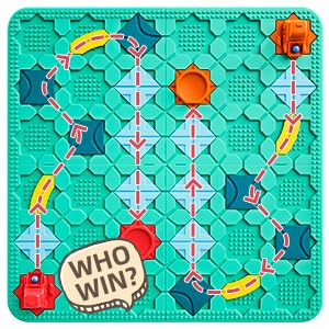 STEM Road Builder Board Game - Smart Brain Teasers Puzzle Toy for Kids 4-8 | Family Learning & Birthday Gift
