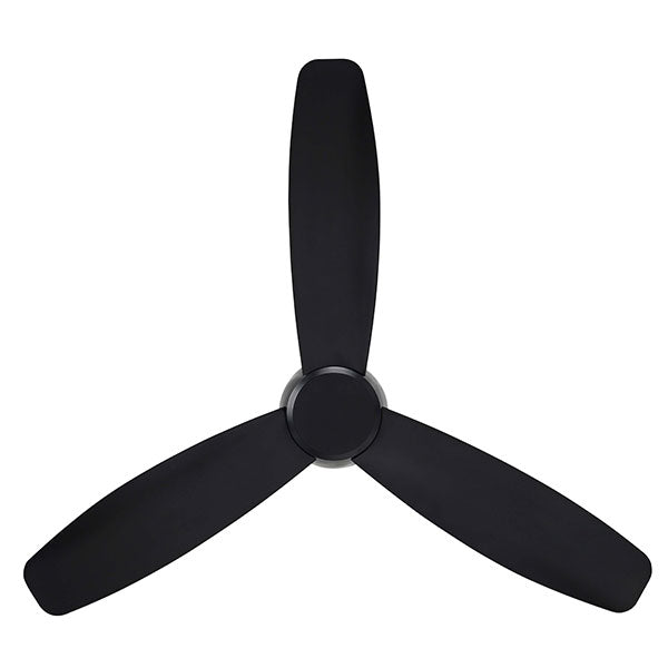 Eglo Seacliff 44 Inch (112cm) DC Ceiling Fan with Remote Control - Black - Modern Indoor/Outdoor Cooling for Living Room, Bedroom or Patio