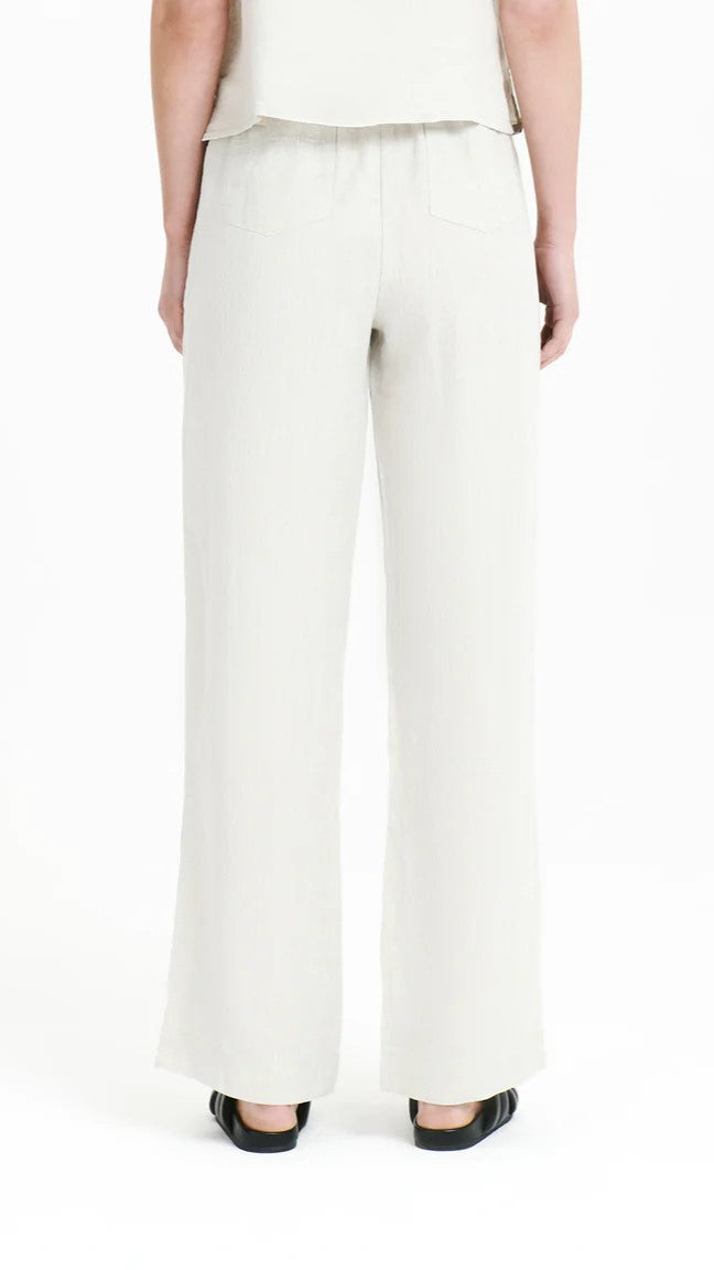 Soft & Breathable Linen Lounge Pants for Women - Natural Comfort for Home, Yoga & Relaxation | Eco-Friendly Casual Wear