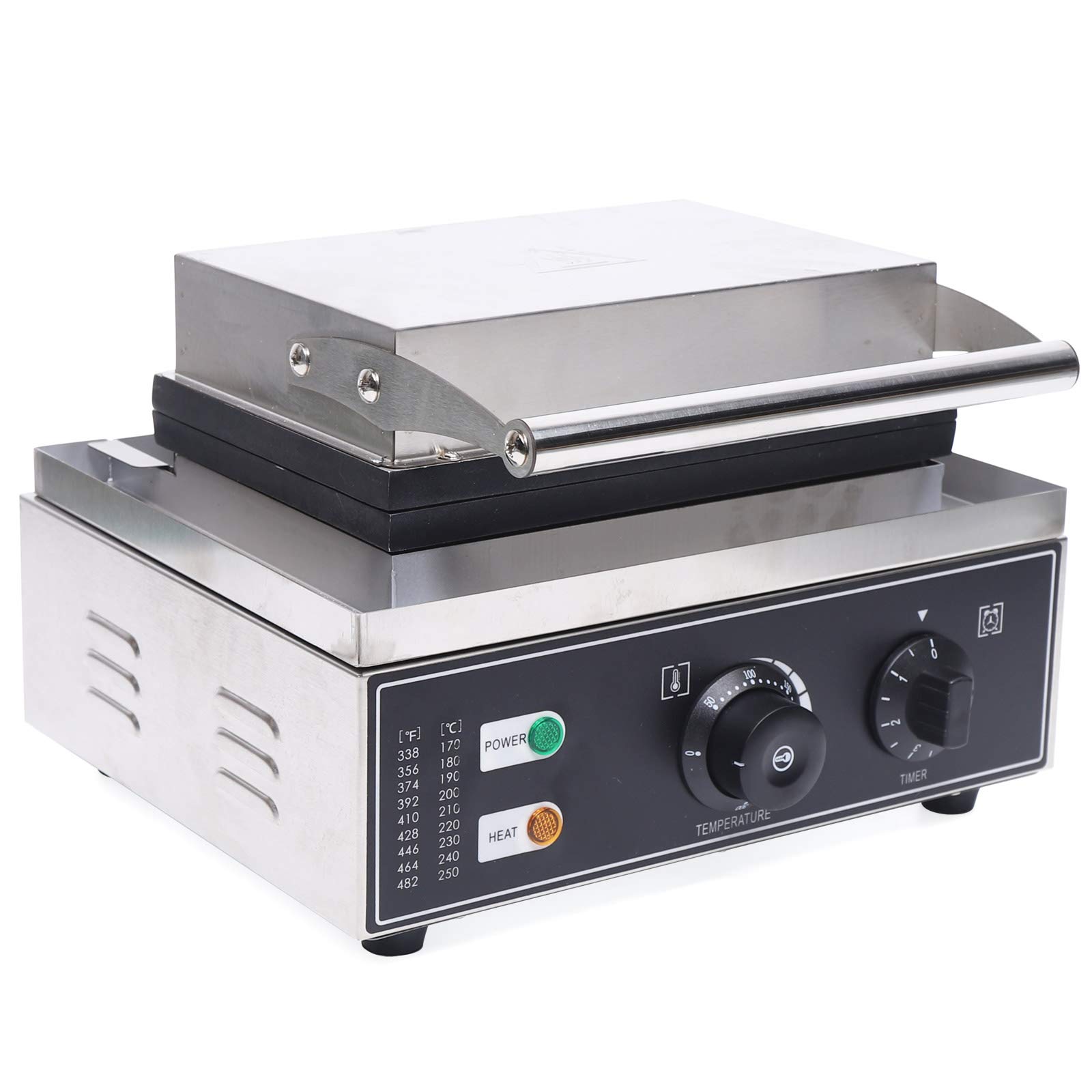 Electric Donut Maker Machine - 12Pcs Stainless Steel Commercial Doughnut Baker, 110V 1550W Nonstick Pancake & Donut Maker for Home & Bakery - Perfect for Breakfast, Parties, Cafes and Dessert Shops