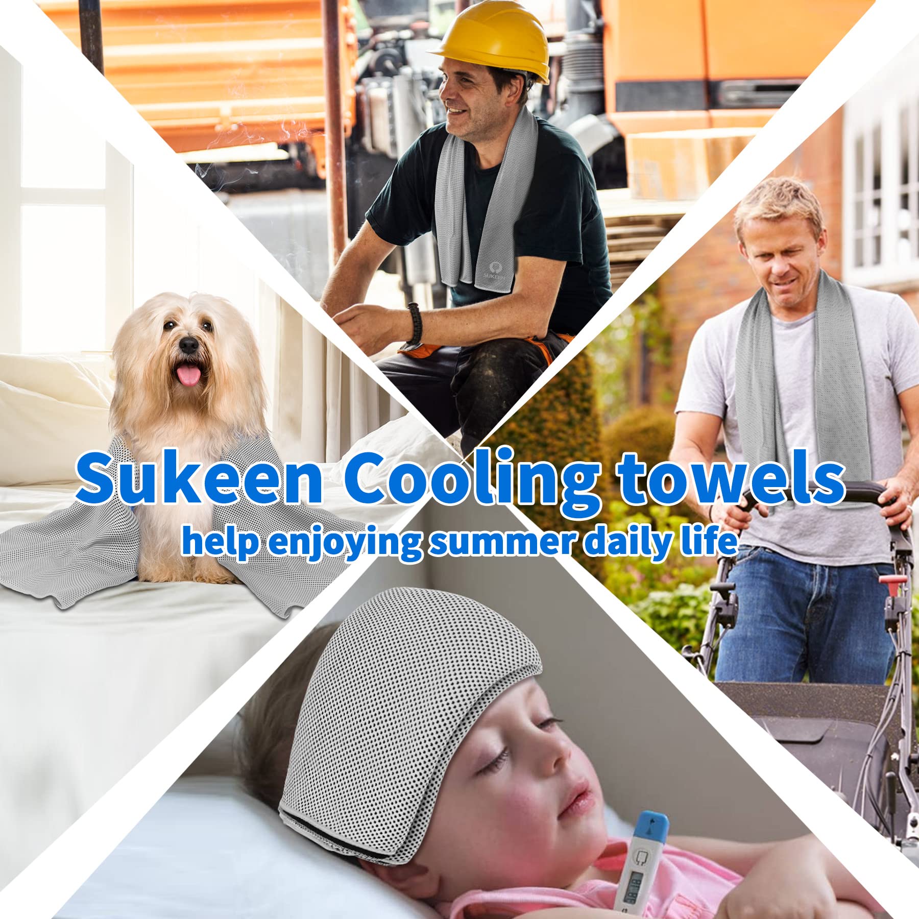 Sukeen 4 Pack Cooling Towel (40