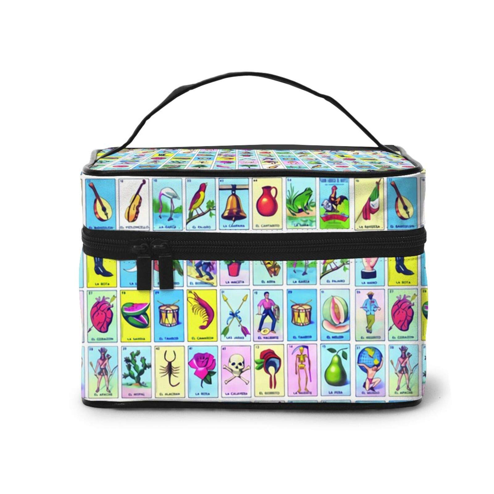 Colorful Christmas Gifts Cosmetic Bag for Women - Stylish Travel Makeup Pouch, Toiletry Organizer & Multifunctional Storage Bag - Perfect for Holiday Gifts, Travel Essentials & Daily Beauty Organization