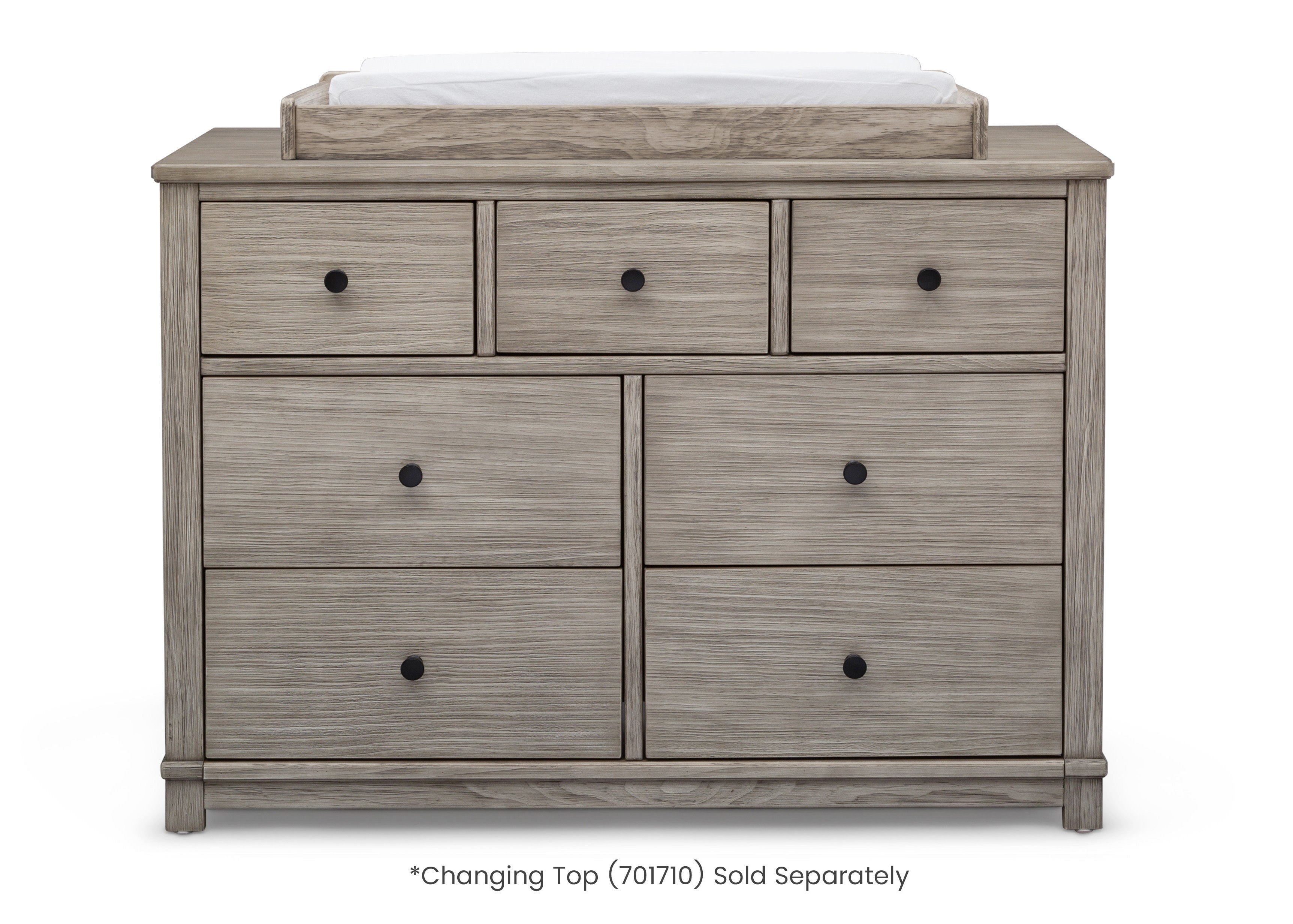Monterey 7-Drawer Wooden Dresser with Interlocking Drawers - Perfect for Bedroom, Nursery & Closet Organization