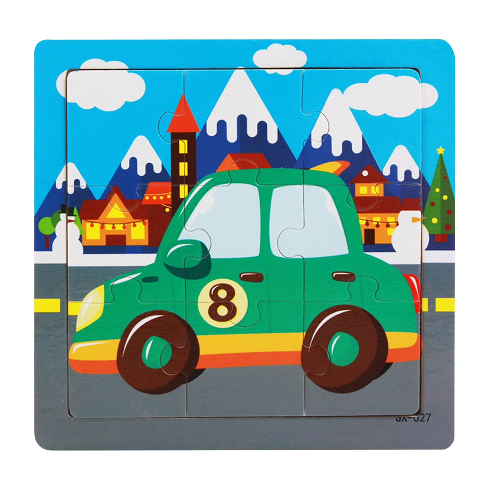 Wooden Puzzle Toys for Kids Ages 3-7 | Educational Preschool Learning Games | Best Gift for Boys & Girls | Perfect for Birthday, Christmas & Classroom Activities