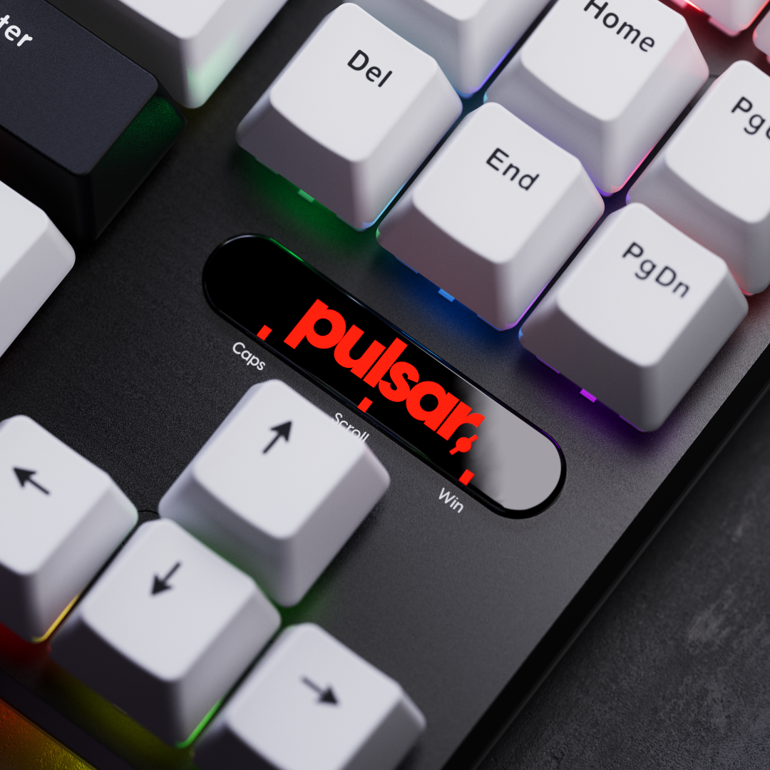 Pulsar PCMK 2 HE TKL Magnetic Hall Effect Rapid Trigger Gaming Keyboard - Perfect for Esports, Competitive Gaming & Fast Typing