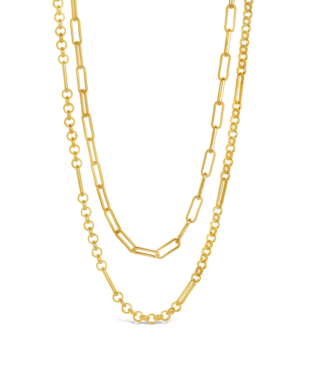 Shirin Layered Chain Necklace for Women - Elegant Gold & Silver Layered Necklaces - Perfect for Everyday Wear, Date Nights & Gifts