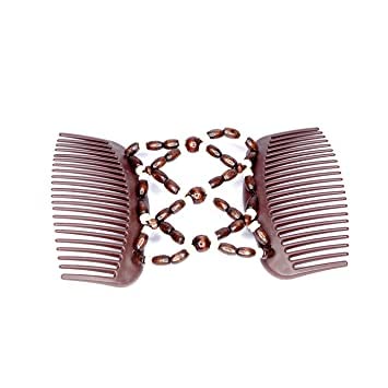 KAVIN Double-Sided Hair Comb Clip Bun Maker - Hair Styling Tool for Women & Girls - Multi-Color (M4) - Perfect for Updos, Ponytails & Everyday Hairstyles