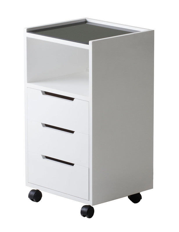 Earthlite Alpha 3 Portable Massage Table Cart - Professional Adjustable Height Mobile Trolley for Massage Therapists, Spa & Home Use