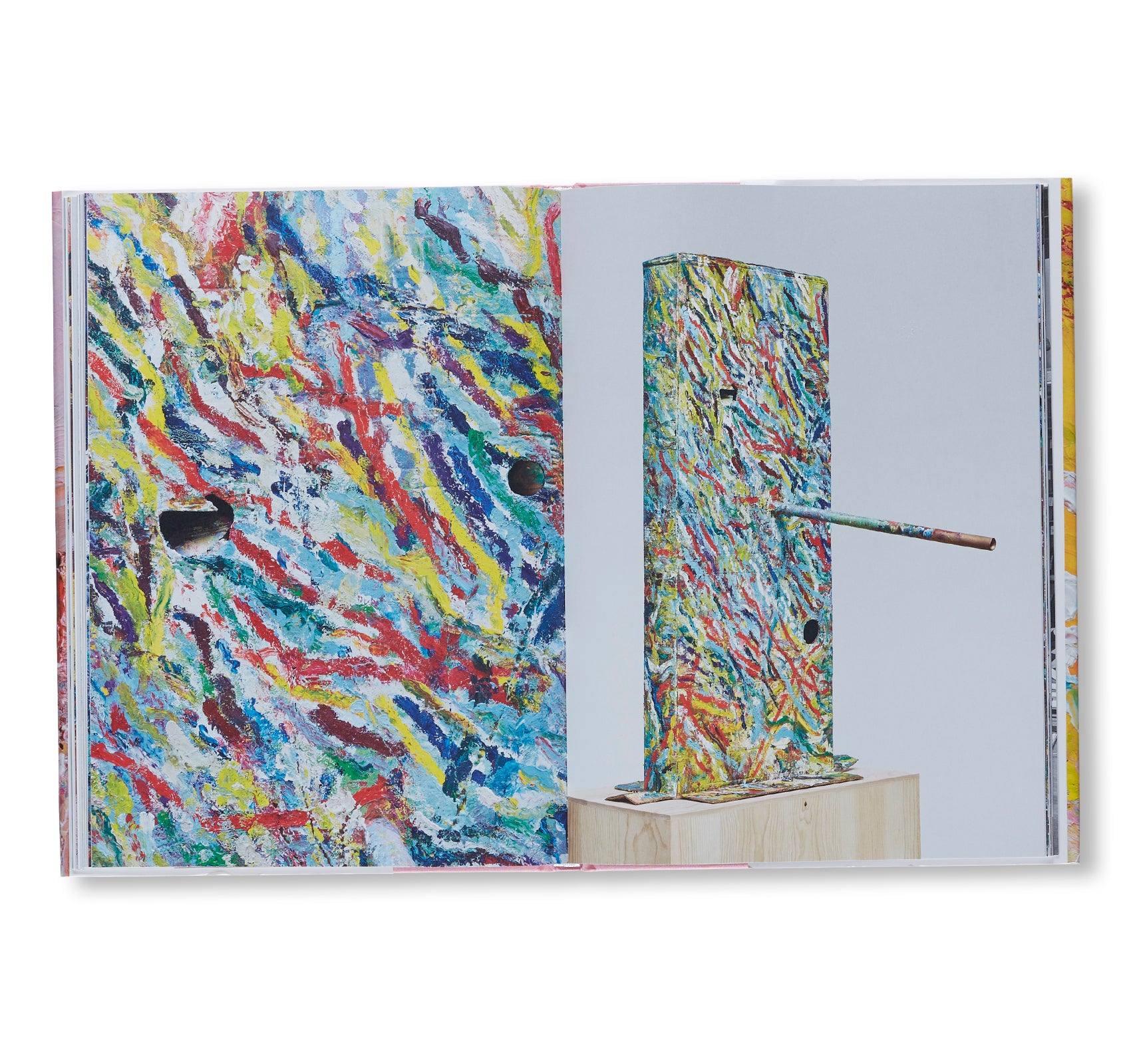 Mark Grotjahn Original Painted Sculpture - Modern Art Collectible for Home Decor & Office Display