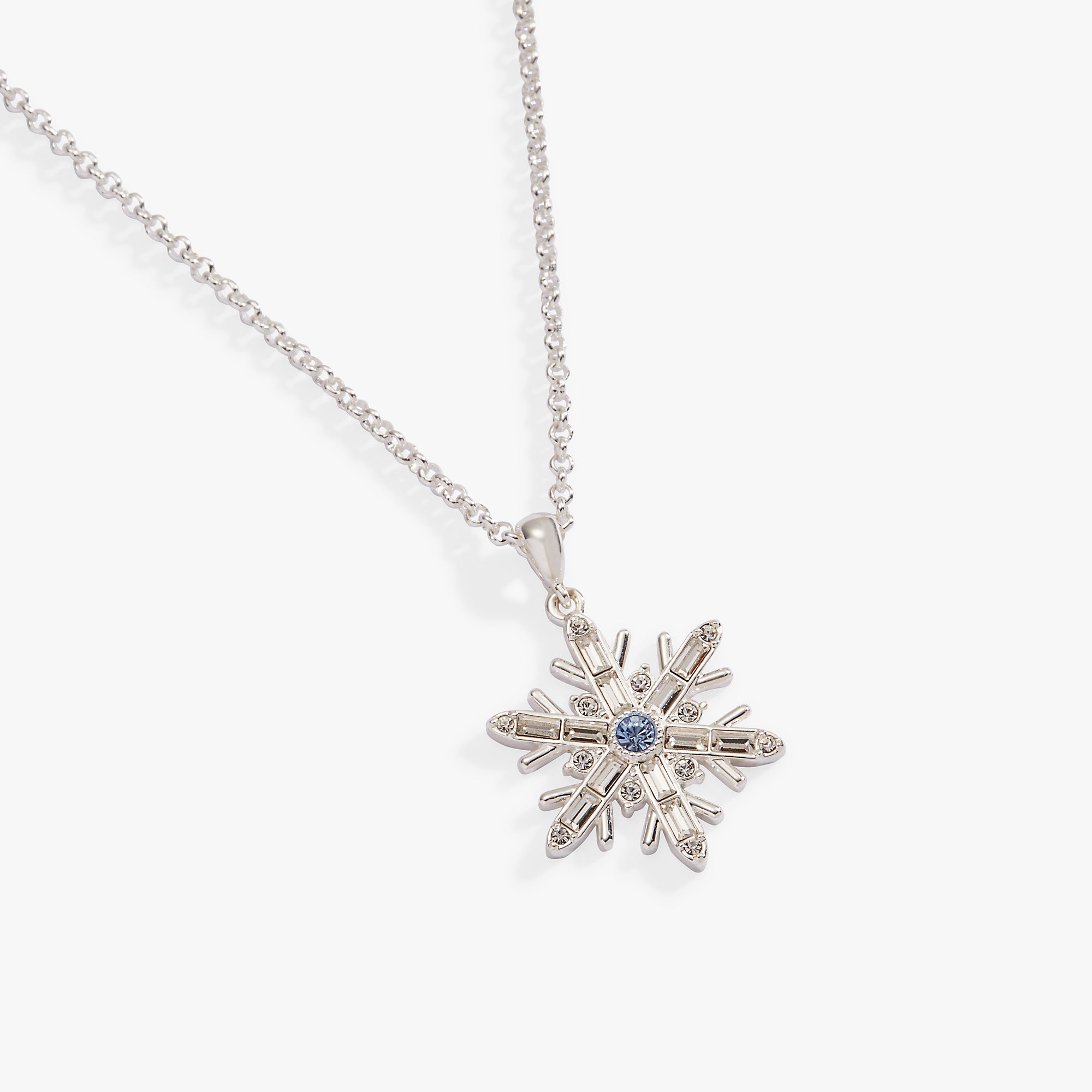 Crystal Snowflake Charm Necklace - Elegant Winter Jewelry for Women | Perfect for Christmas Gifts, Holiday Parties & Special Occasions