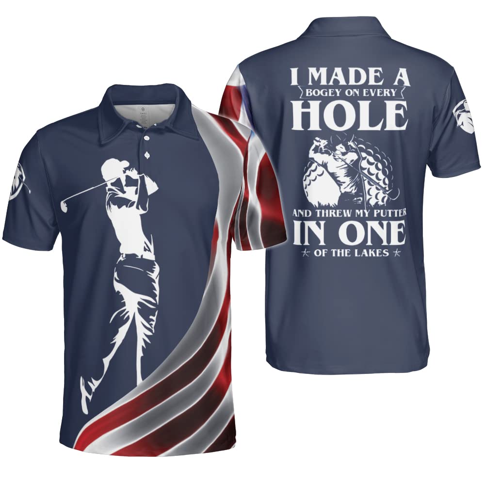 Men's Funny Golf Shirt - President Cup Golf Apparel & Gifts | Breathable Polo Shirt for Golfers | Perfect for Tournaments, Casual Wear & Golf Gifts