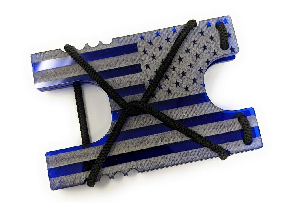 Tactical Shock Wallet - RFID Blocking Slim Wallet with American Flag Design | Perfect for Everyday Carry (EDC), Travel & Outdoor Adventures
