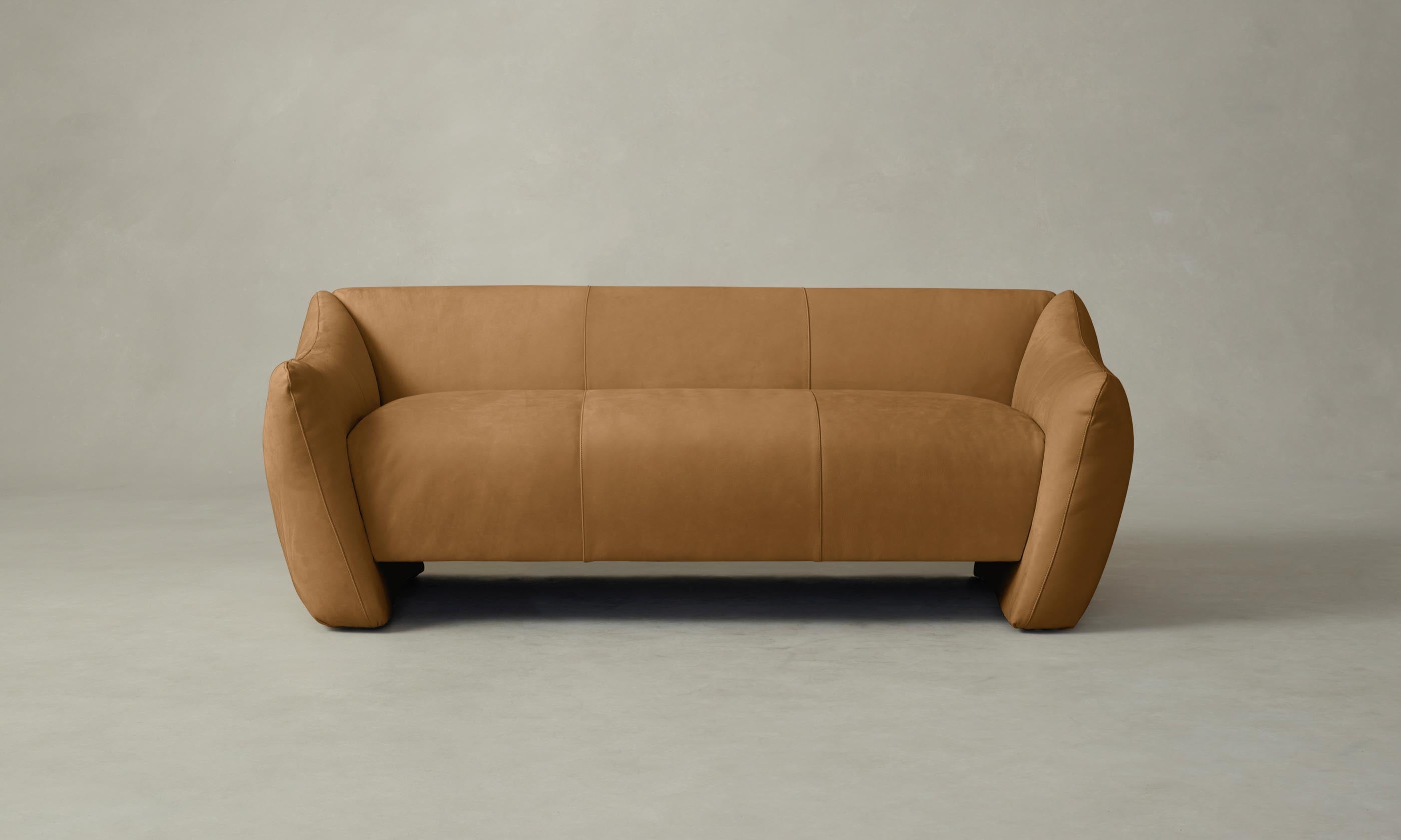 Premium Nubuck Leather Settee Sofa - Luxurious Bond Saddle Design for Living Room, Office & Lounge - Comfortable Leather Couch for Home Decor & Relaxation
