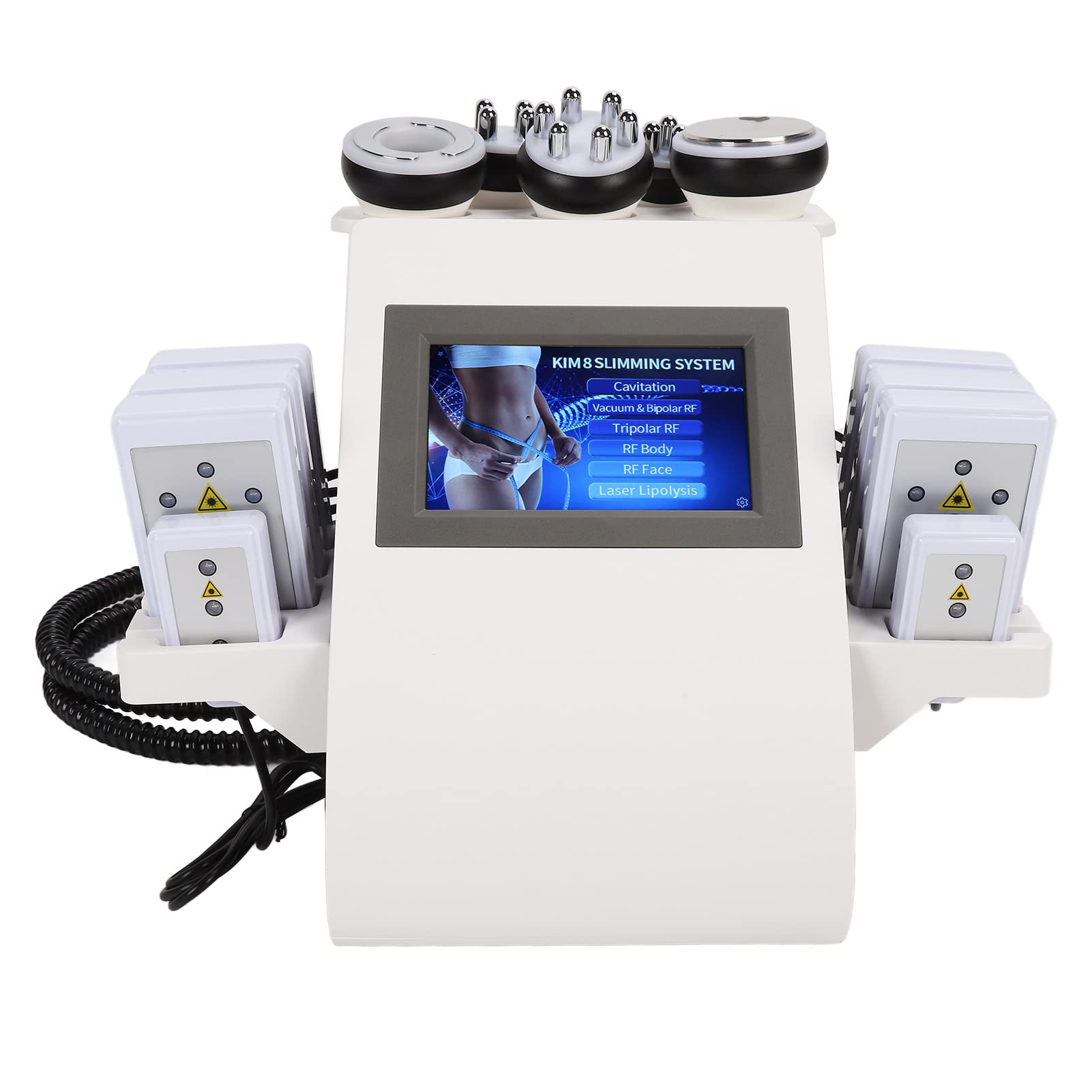 40K High Frequency Body Sculpting Machine - 6-in-1 Skin Tightening & Fat Reduction Vacuum Therapy Device for Cellulite Removal & Body Contouring | Professional Beauty Equipment for Home Spa (UK Plug) | Perfect for Post-Pregnancy Recovery & Weight Loss Journey