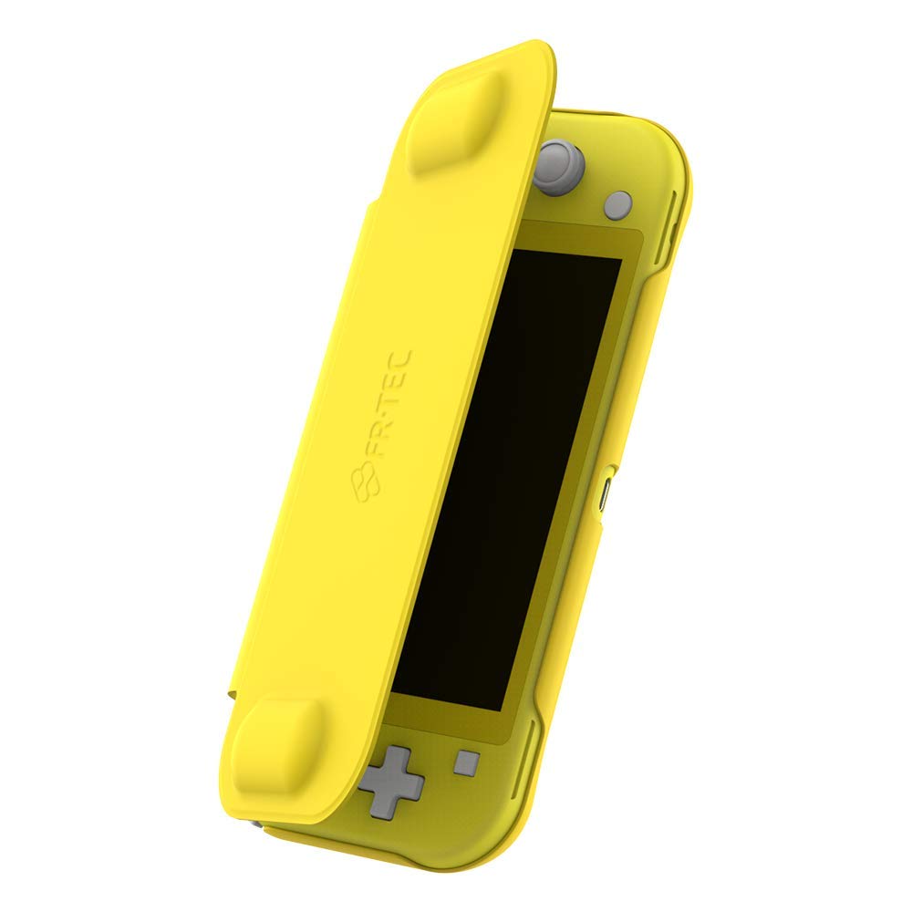 Nintendo Switch Lite Flip Cover Case - Protective Shell for Nintendo Switch Lite - Yellow - Portable Gaming Accessory for Travel & On-the-Go Play