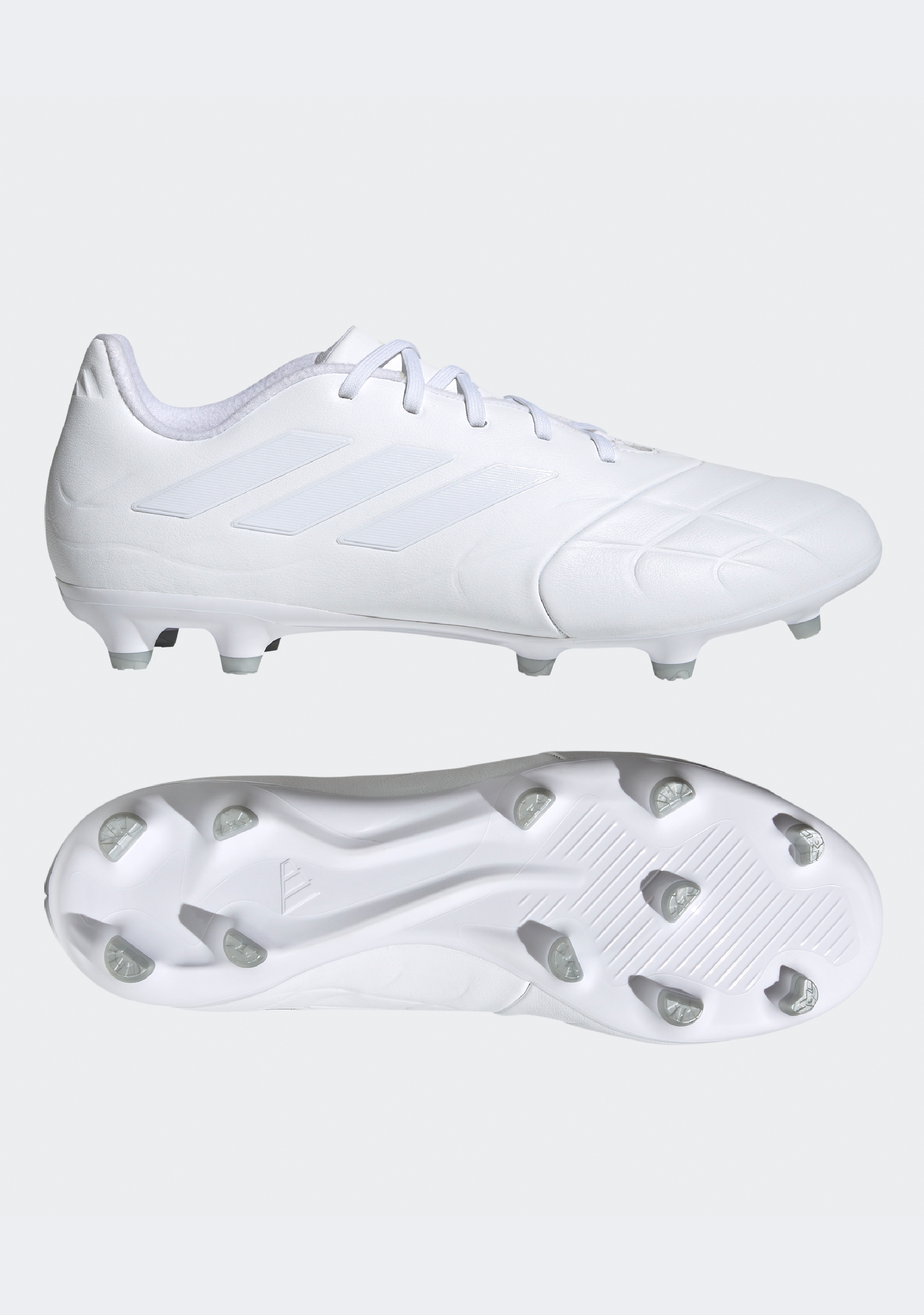 Adidas Men’s Copa Pure.3 Firm Ground Soccer Cleats - Lightweight Football Shoes for Artificial Grass & Turf - Perfect for Training, Matches & Outdoor Sports