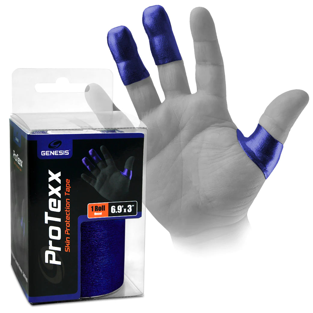 Genesis Pro Texx Skin Protection Tape - Navy Blue | Waterproof & Breathable Sports Tape for Athletes | Ideal for Running, Cycling & Weightlifting