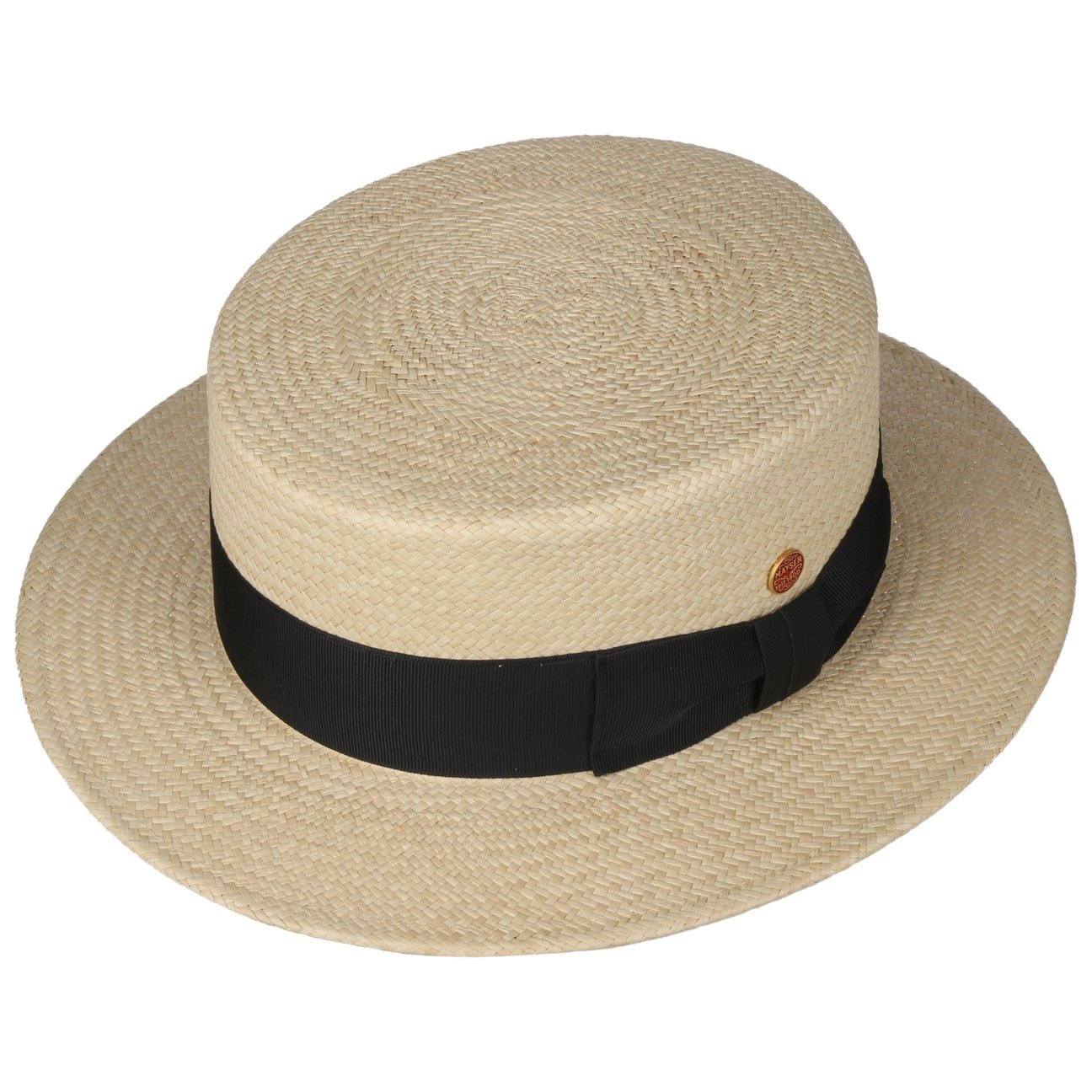 Premium Gondolo Panama Hat by Mayser - Handwoven Straw Fedora for Men & Women - Sun Protection Summer Hat for Beach, Travel & Outdoor Activities