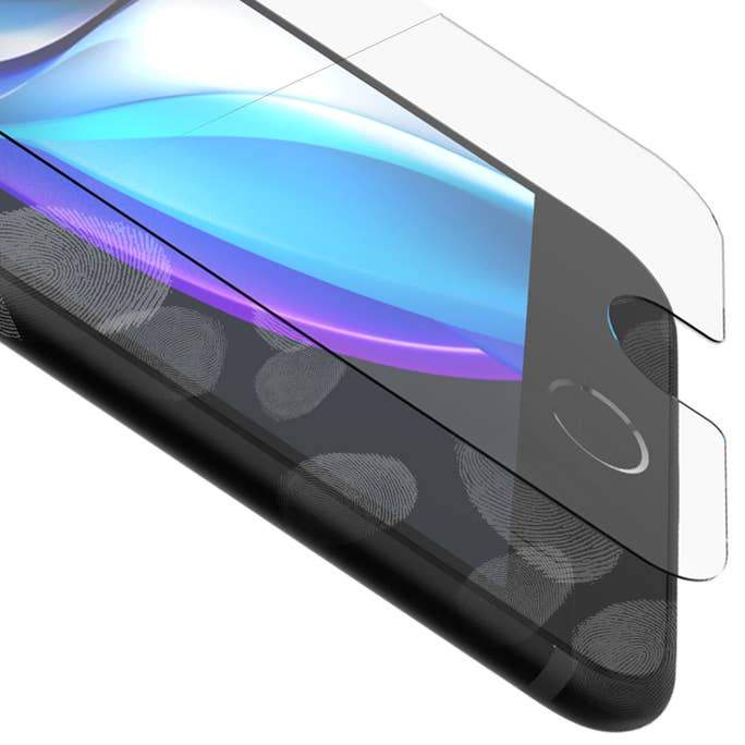 InvisiShield GlassElite+ Screen Protector for iPhone SE/8/7/6 - Ultra Clear HD Tempered Glass with Anti-Scratch & Bubble-Free Installation - Perfect for Everyday Use & Outdoor Activities