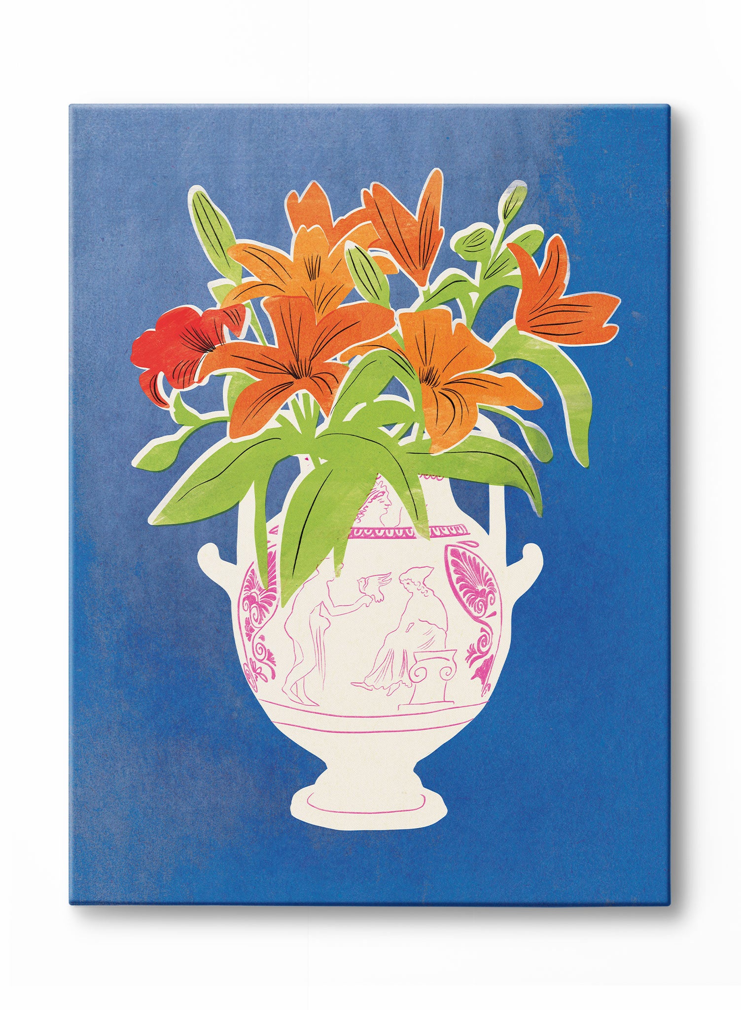 Joyful Blossoms Floral Poster - Vibrant Wall Art Decor for Living Room, Bedroom & Office - Perfect for Home Decor & Gift Giving