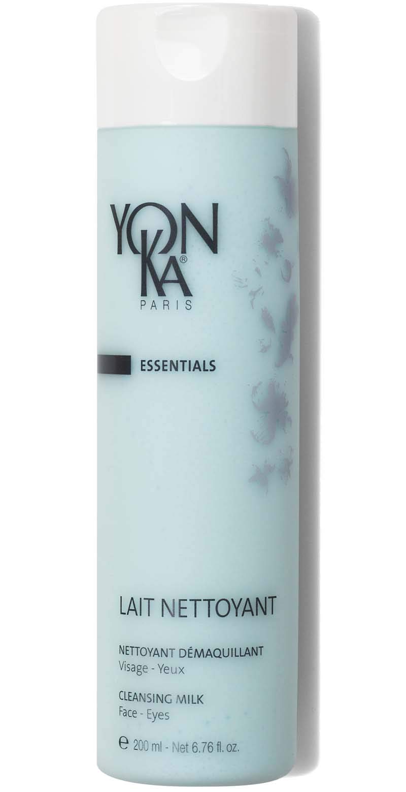 Yonka Cleansing Milk - Gentle Facial Cleanser & Makeup Remover (6.76 FL Oz) with Travel Size (2.5 FL Oz) | Luxury French Skincare Set | Paraben-Free | Perfect for Travel & Daily Skincare Routine