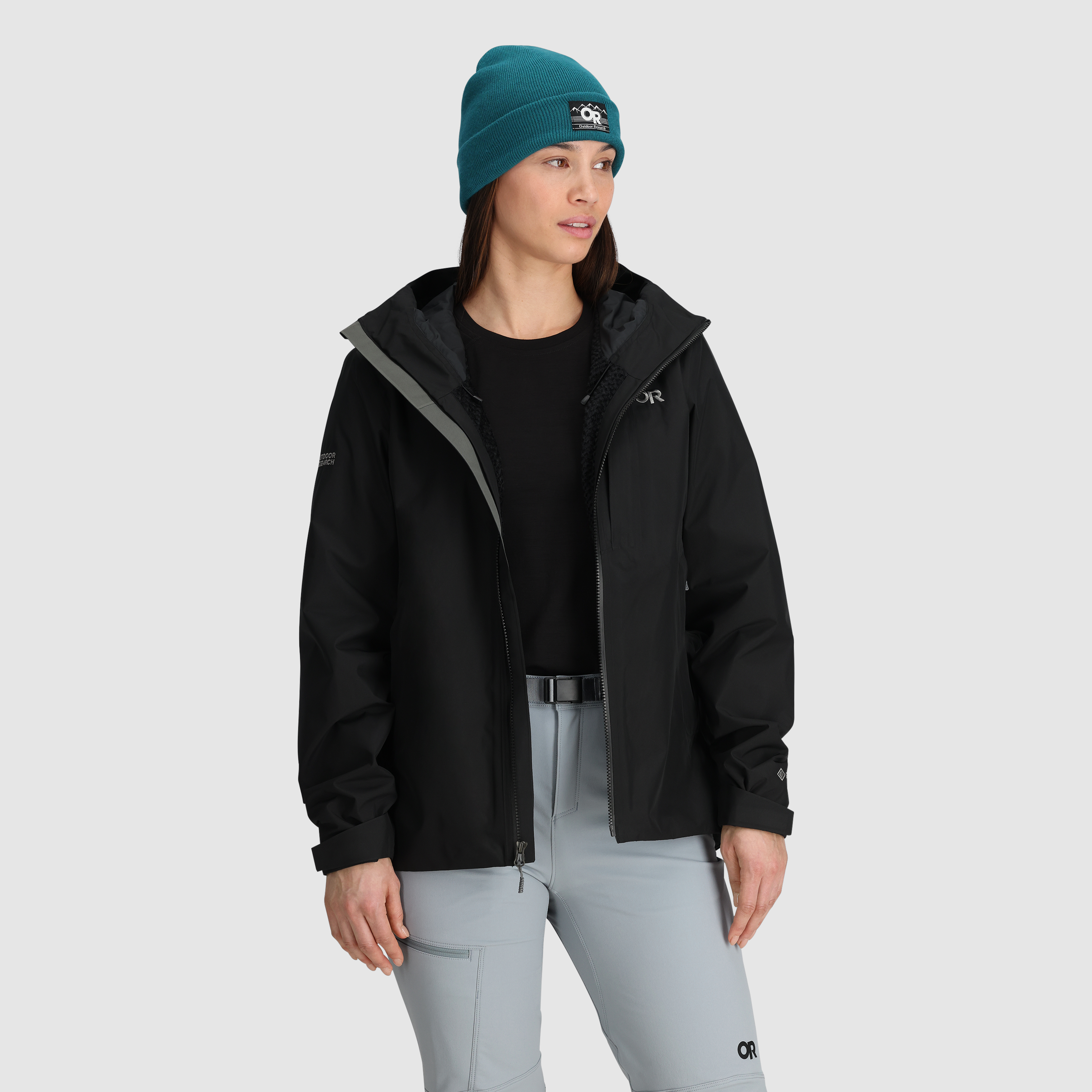 Women's Waterproof GORE-TEX Grandridge Jacket - Windproof & Breathable Hiking Coat for Outdoor Adventures & Travel