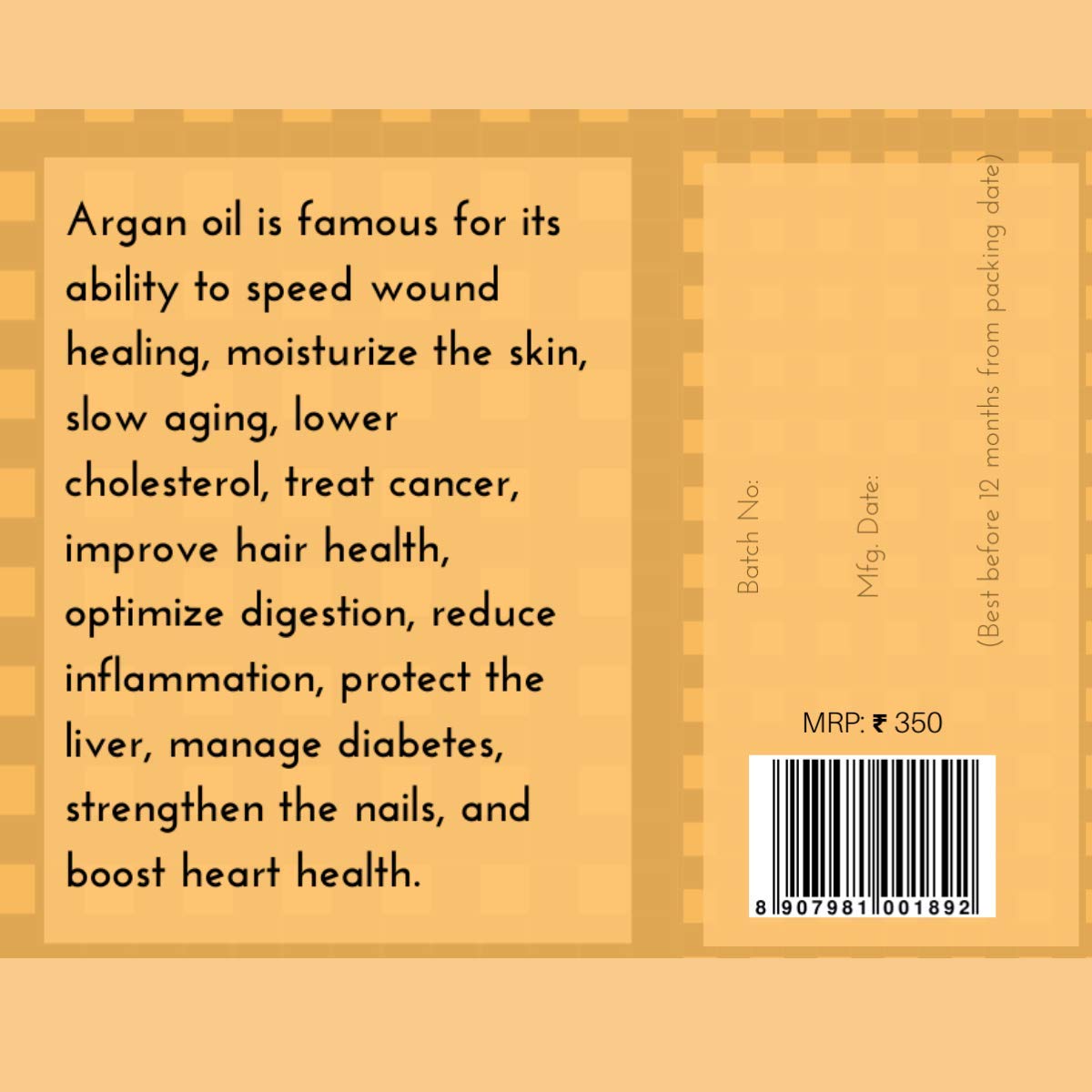 Pure Moroccan Argan Oil 30ml - 100% Natural Cold Pressed Carrier Oil for Hair, Skin & Nails - Hydrating Treatment for Dry Scalp, Split Ends & Cuticles