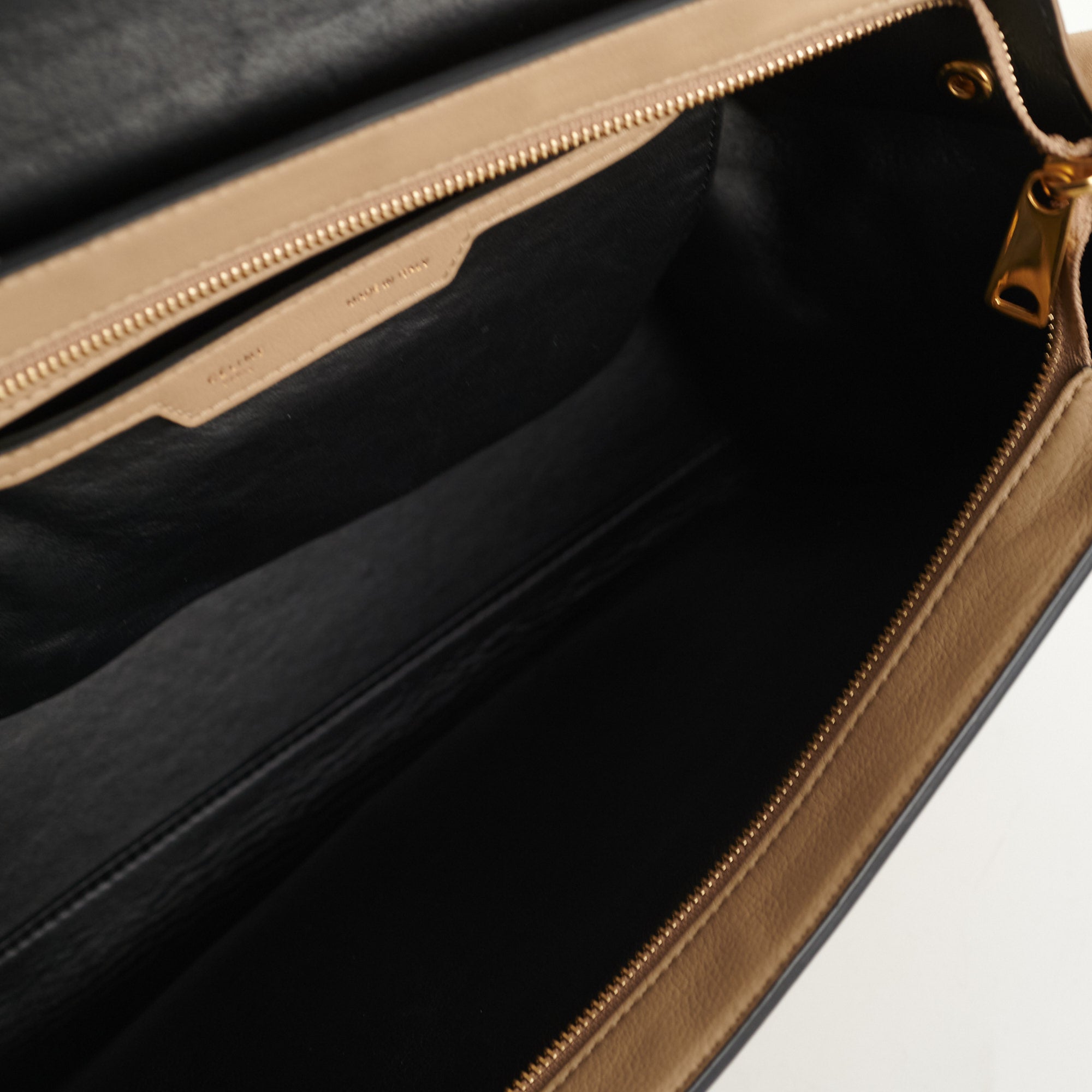 Celine Small Trapeze Bag in Beige - Luxury Leather Crossbody Handbag for Women | Perfect for Work, Travel & Everyday Use