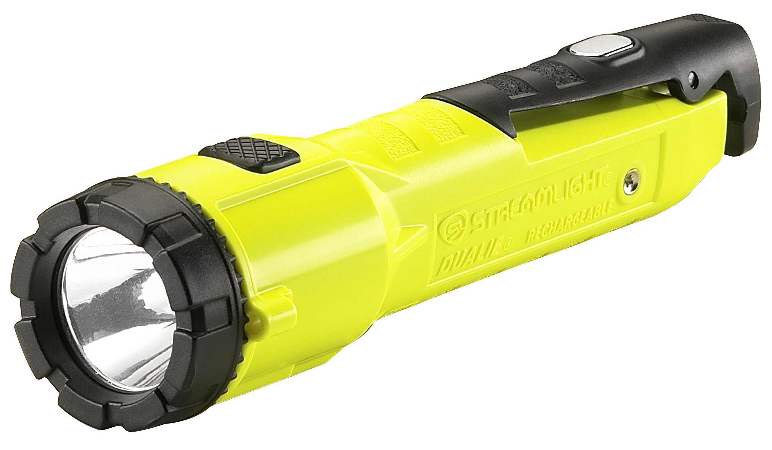 Streamlight 68785 Dualie 275-Lumen Rechargeable Flashlight - Intrinsically Safe, Multi-Function with Magnetic Clip (No Charger Included) - Perfect for Industrial Work, Emergency Situations & Outdoor Activities