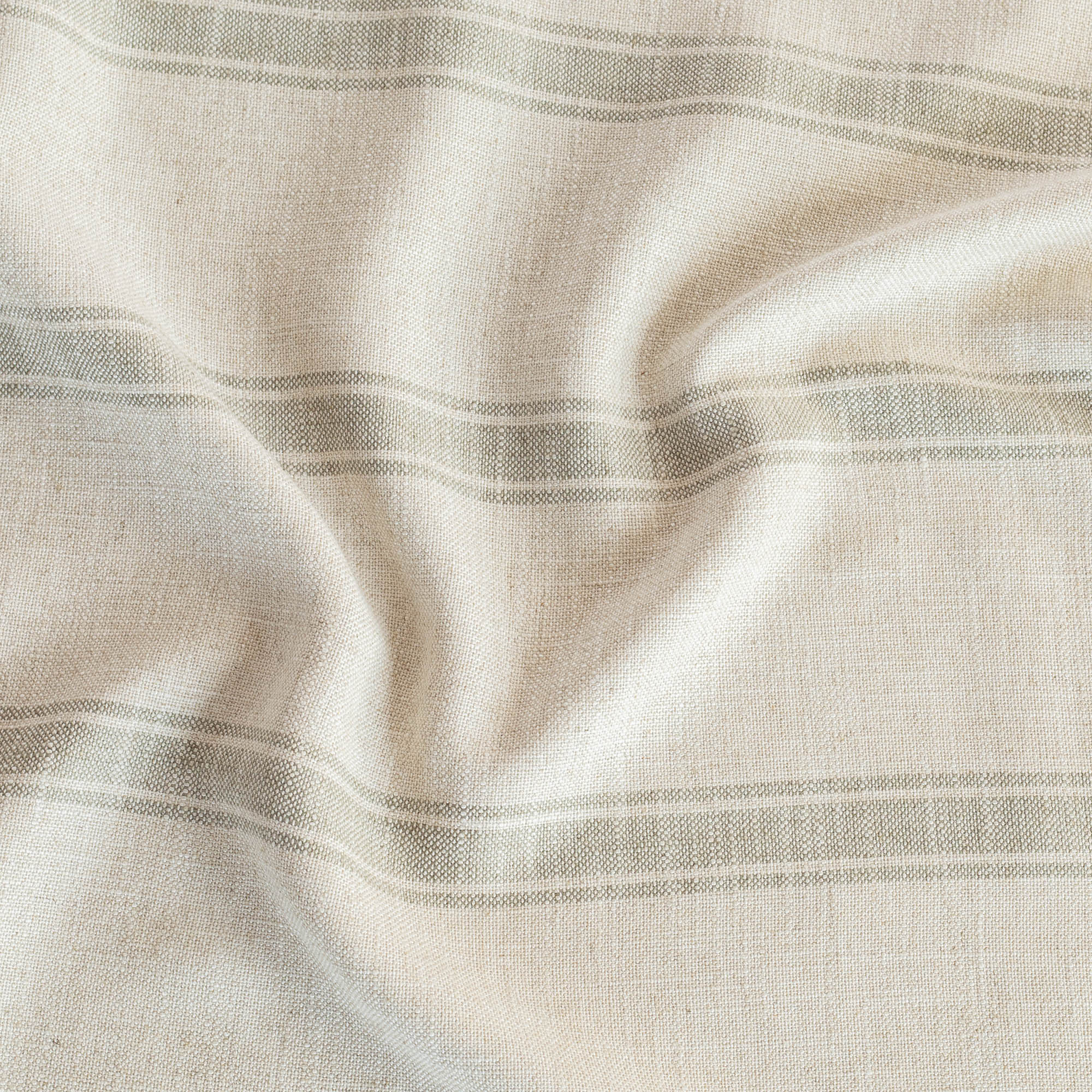 Premium Theo Stripe Fabric by the Yard - Soft & Durable Lake Blue Cotton Material for DIY Sewing, Upholstery & Home Decor Projects | Perfect for Curtains, Pillows & Clothing